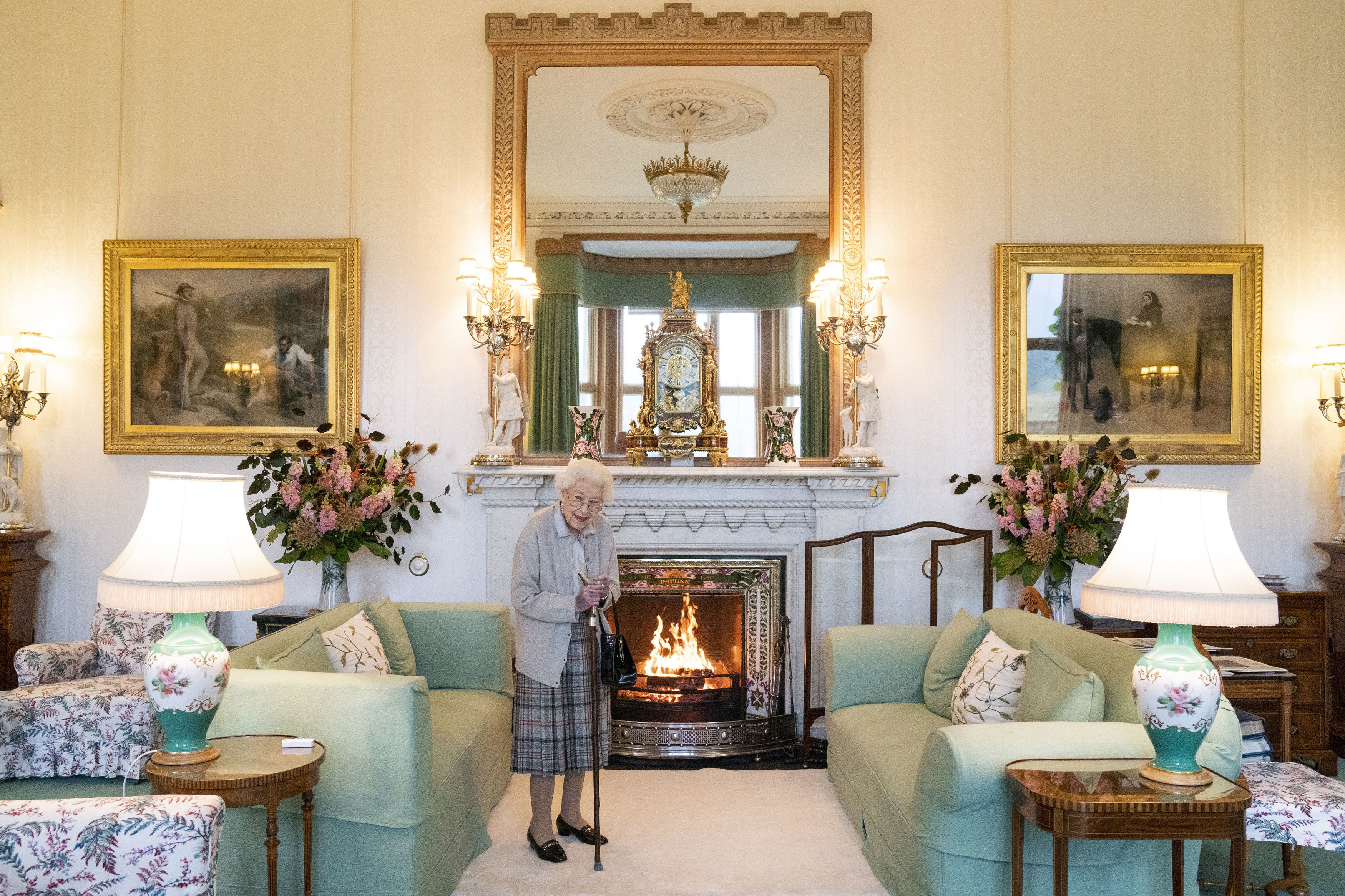 One of the last photos taken of the Queen at Balmoral as she waited to appoint Liz Truss as PM