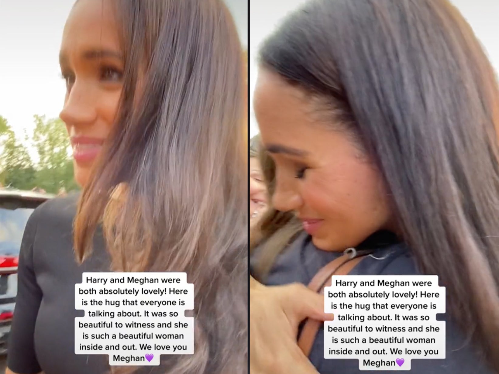 ‘Can I hug you?’: Meghan Markle comforts mourner at Windsor in moving video