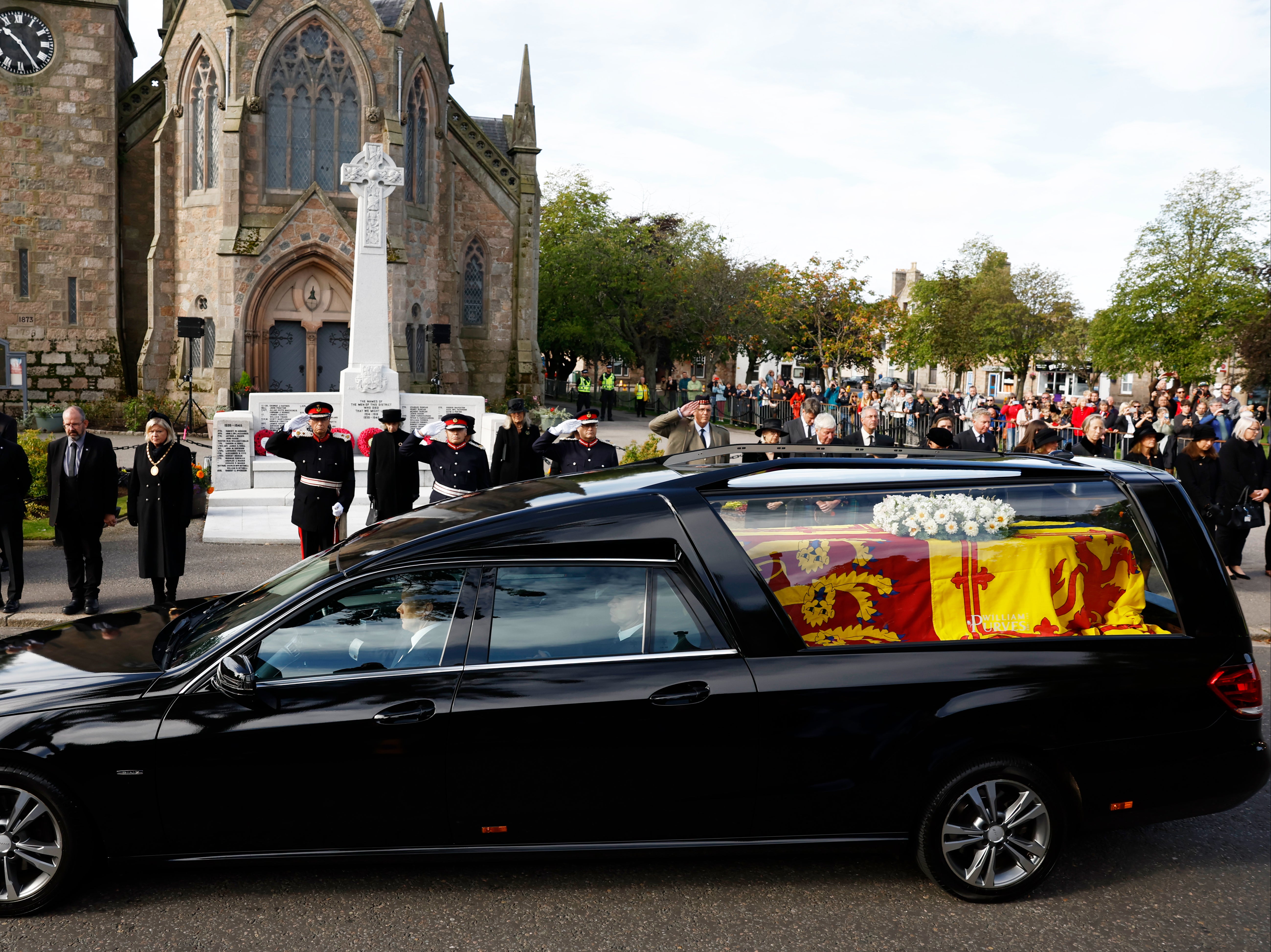 The Queen has begun her final journey from Balmoral to London ahead of her state funeral