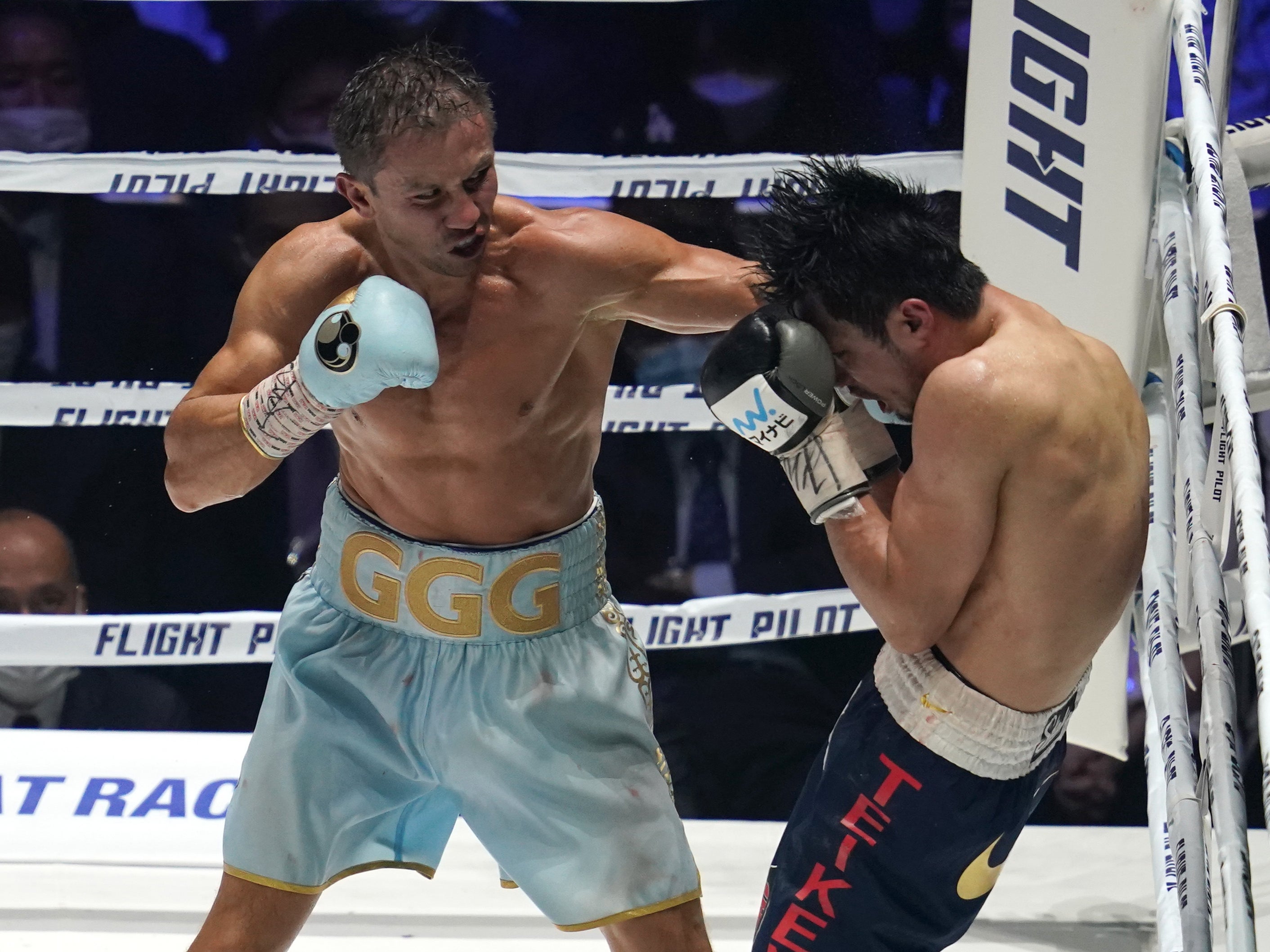 Golovkin stopped Ryota Murata in nine rounds last time out