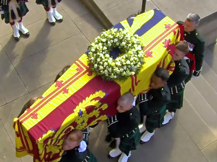 Queen death – live: King Charles and senior royals attend St Giles’ Cathedral service