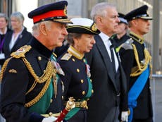 Queen death – live: King Charles joins royal coffin procession in Edinburgh