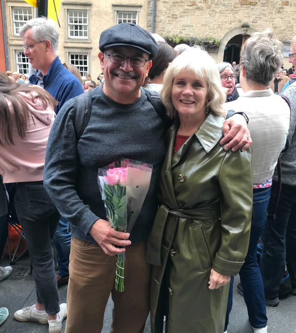 Alfonso Ramirez and Beth Willman from Colorado were on holiday in Edinburgh