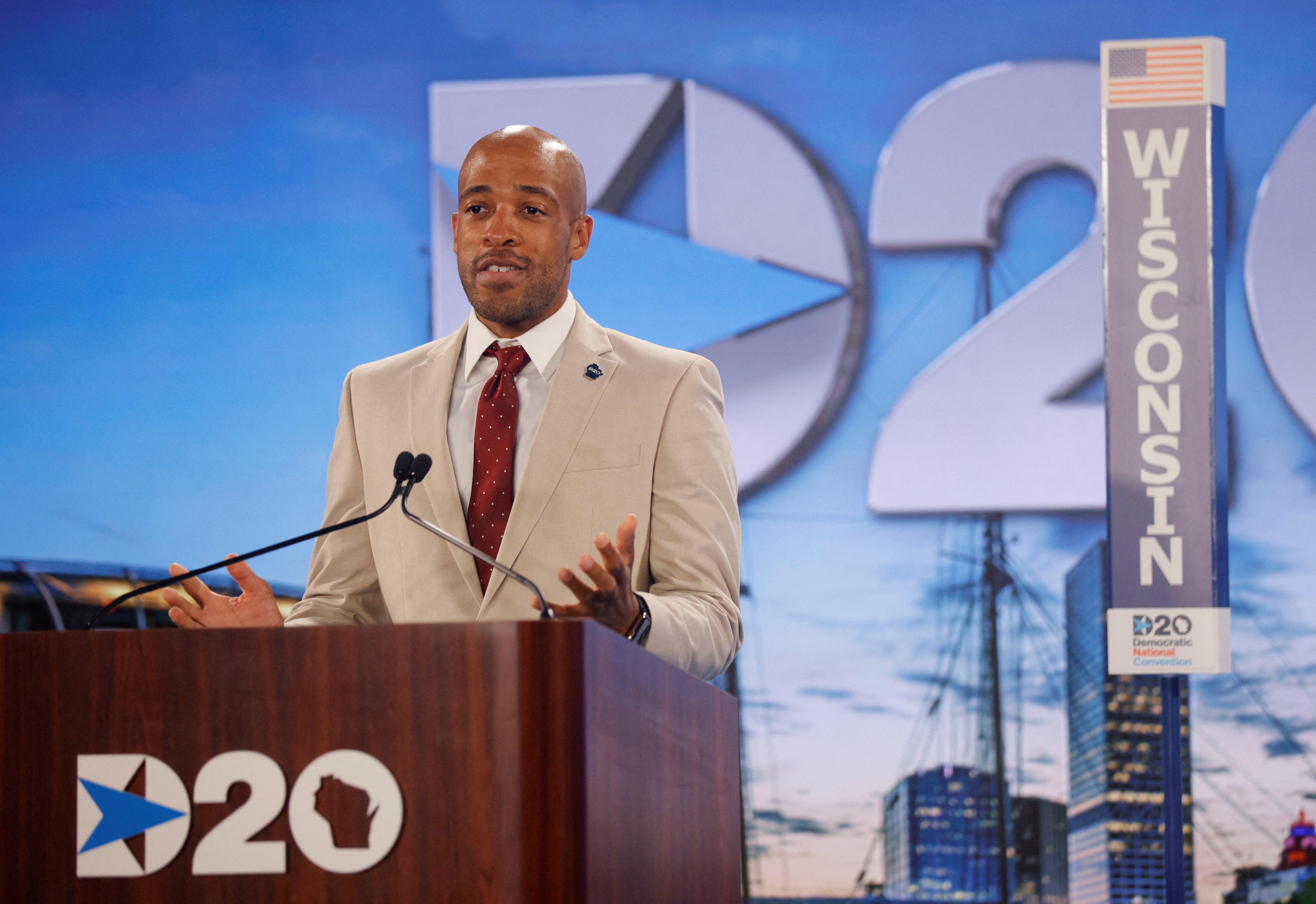 Wisconsin Lieutenant Governor Mandela Barnes is ahead of Republican senator Ron Johnson in the polls