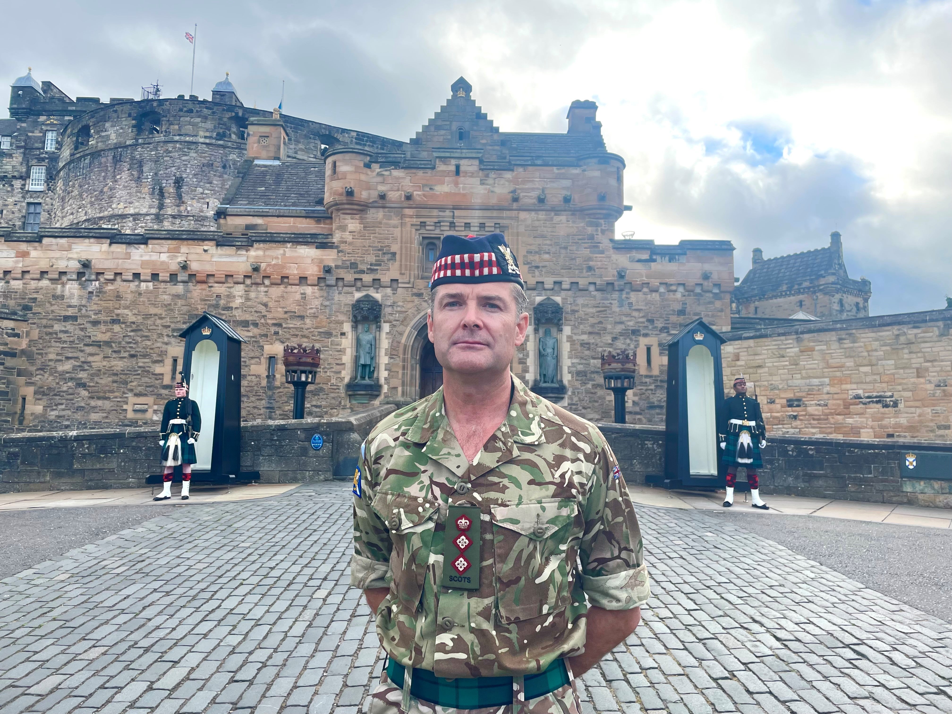 Lieutenant General Nick Borton, who is Colonel of the Royal Regiment of Scotland (Isobel Frodsham/PA)