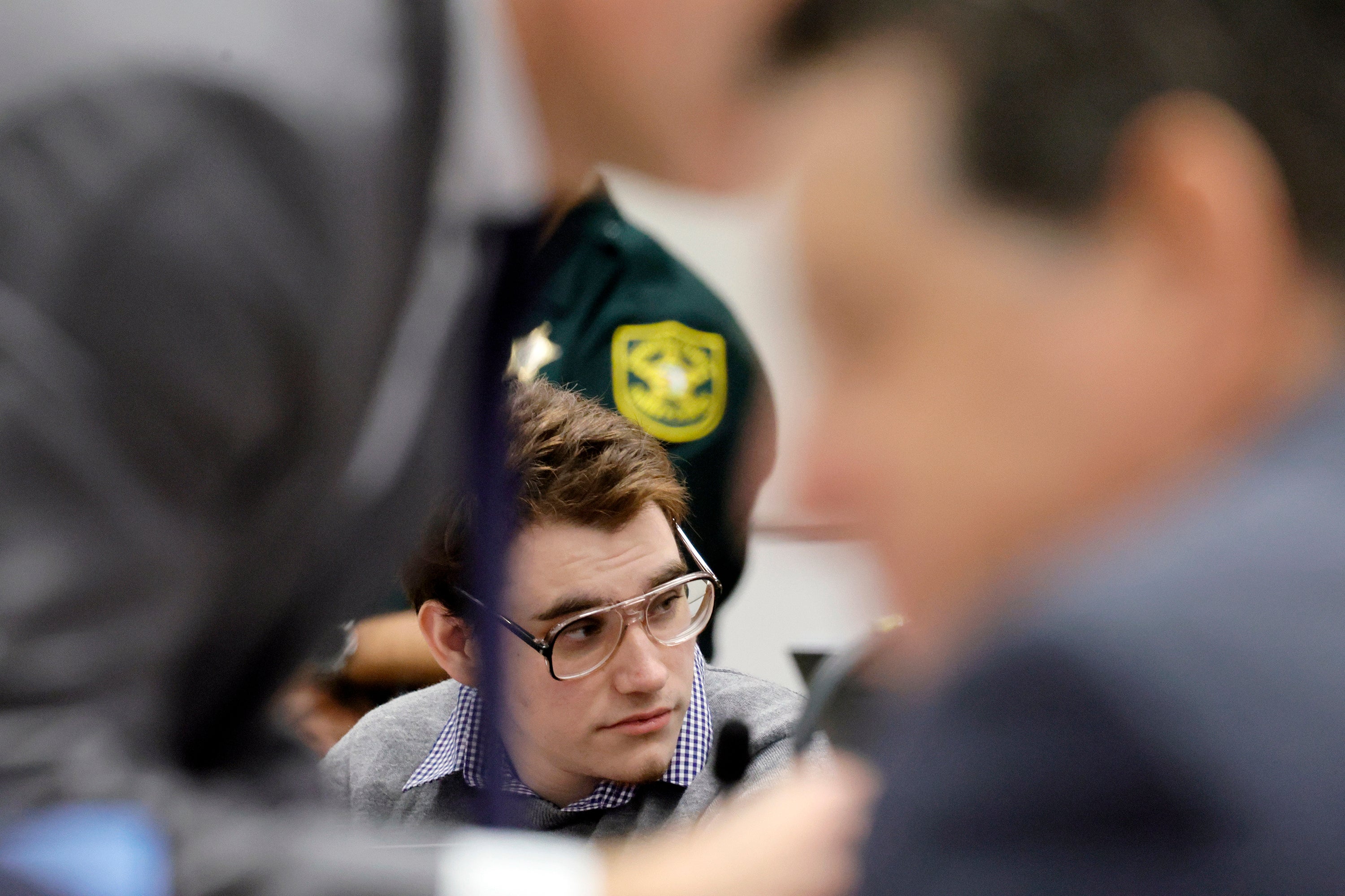 Nikolas Cruz pictured in court on 12 September