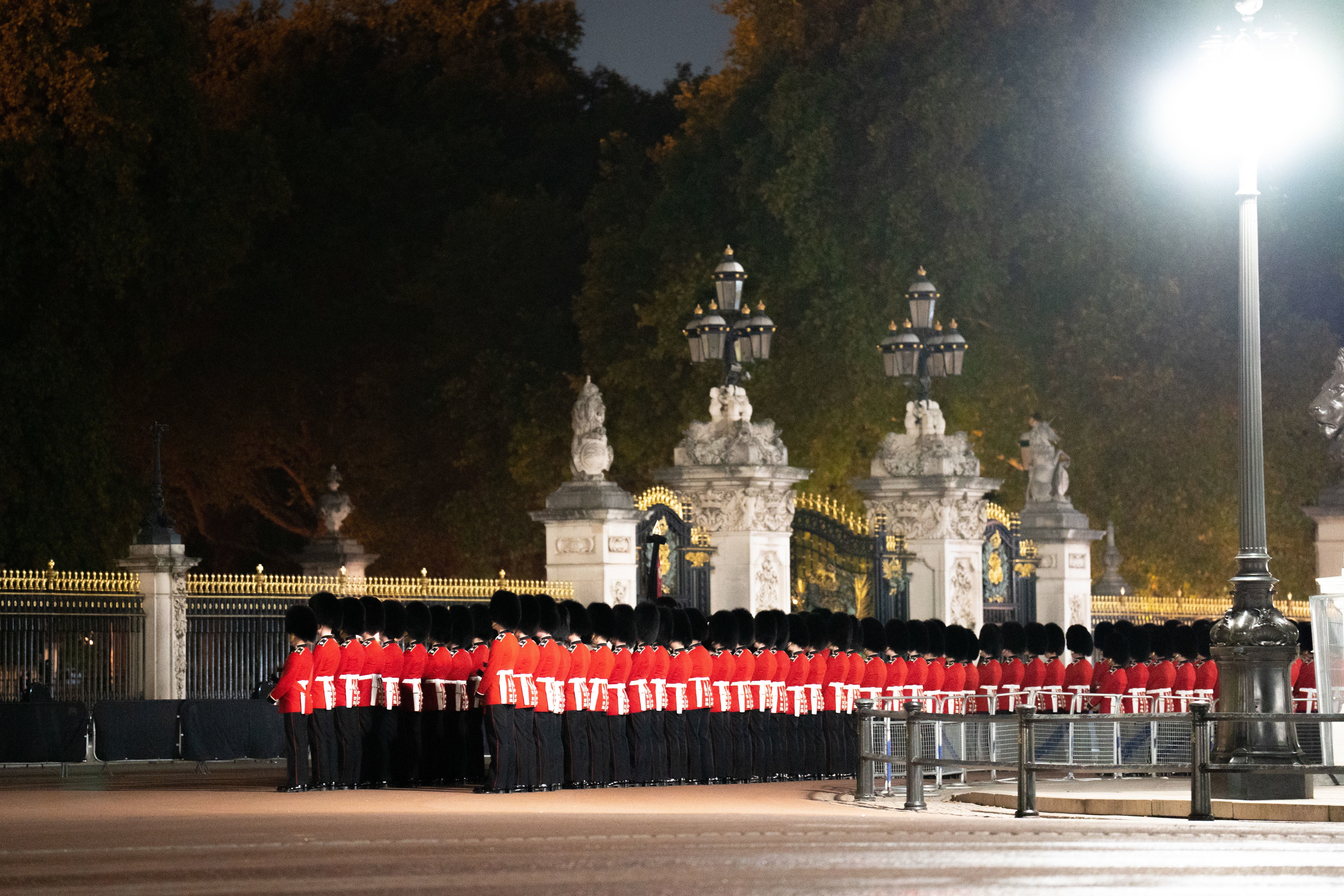 A number of central London streets were closed off