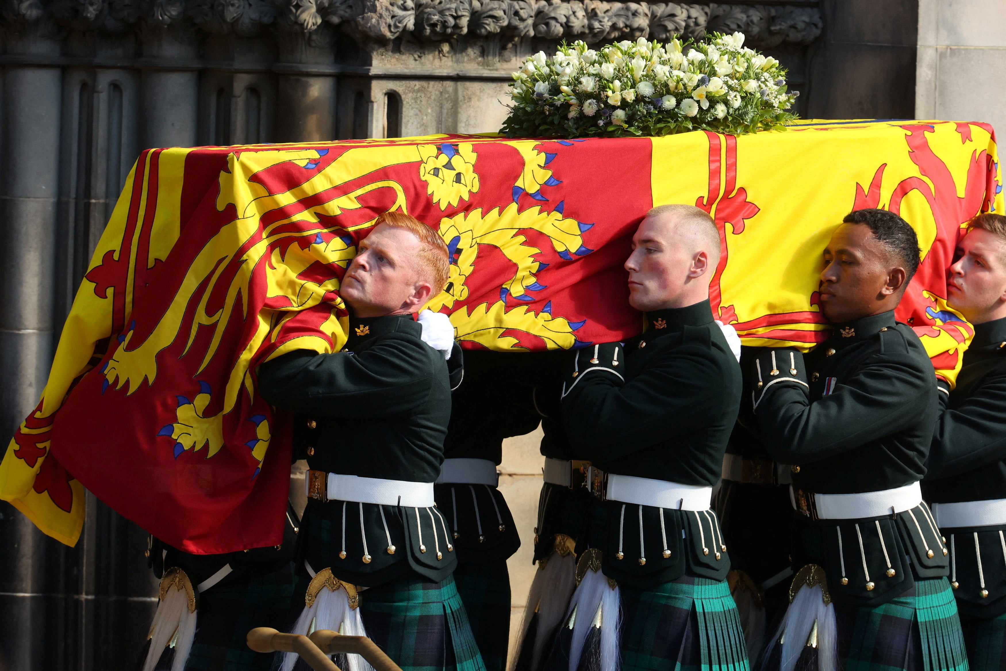 The Queen’s coffin will arrive in London on Tuesday night