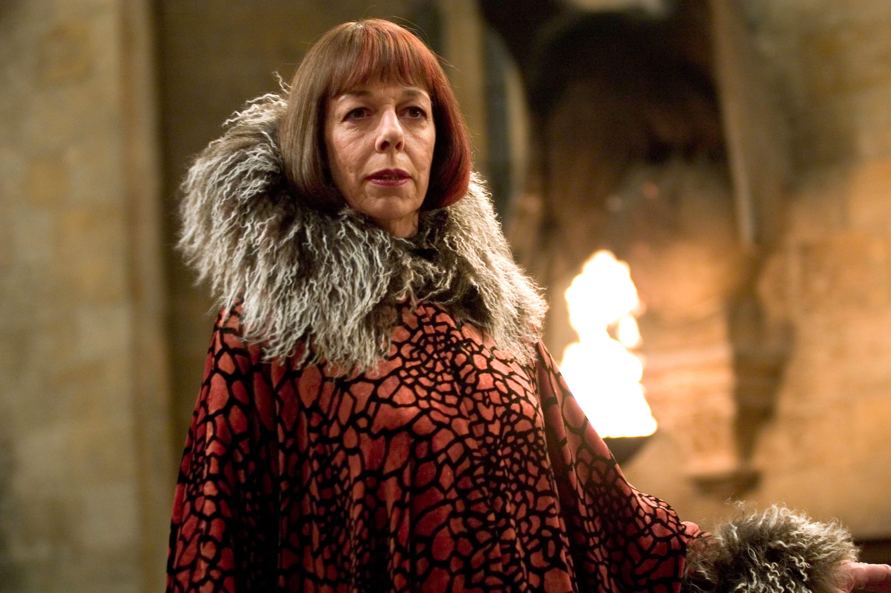 Frances de la Tour as Madame Maxime in the Harry Potter series