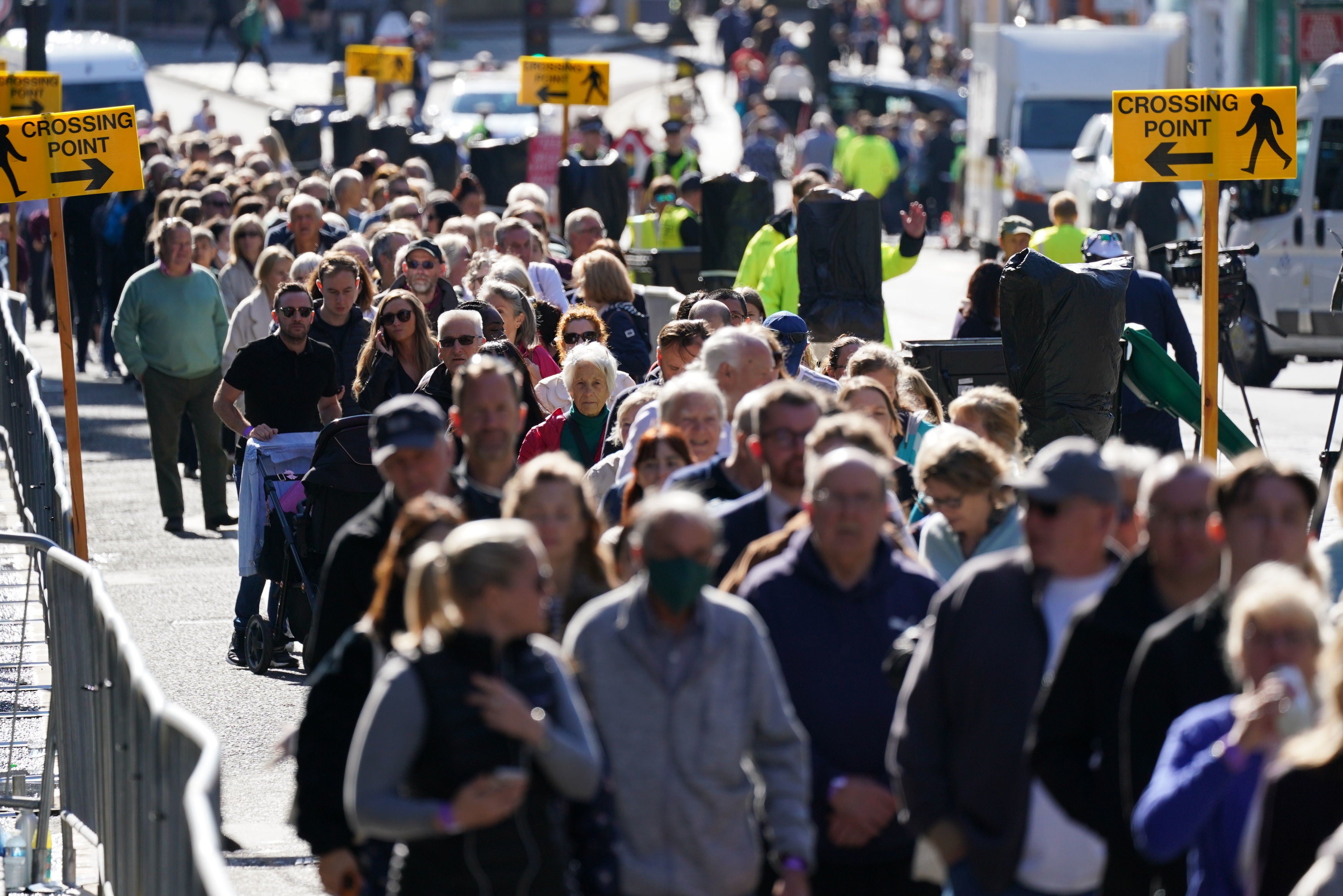 Mourners in Edinburgh faced queues up to 12 hours to view the Queen lying in state