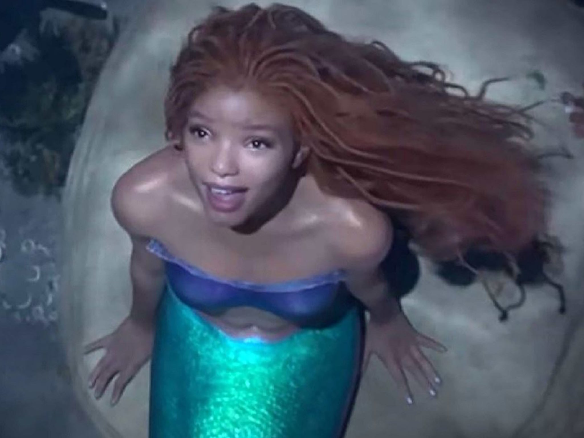 Halle Bailey as Ariel in ‘The Little Mermaid'