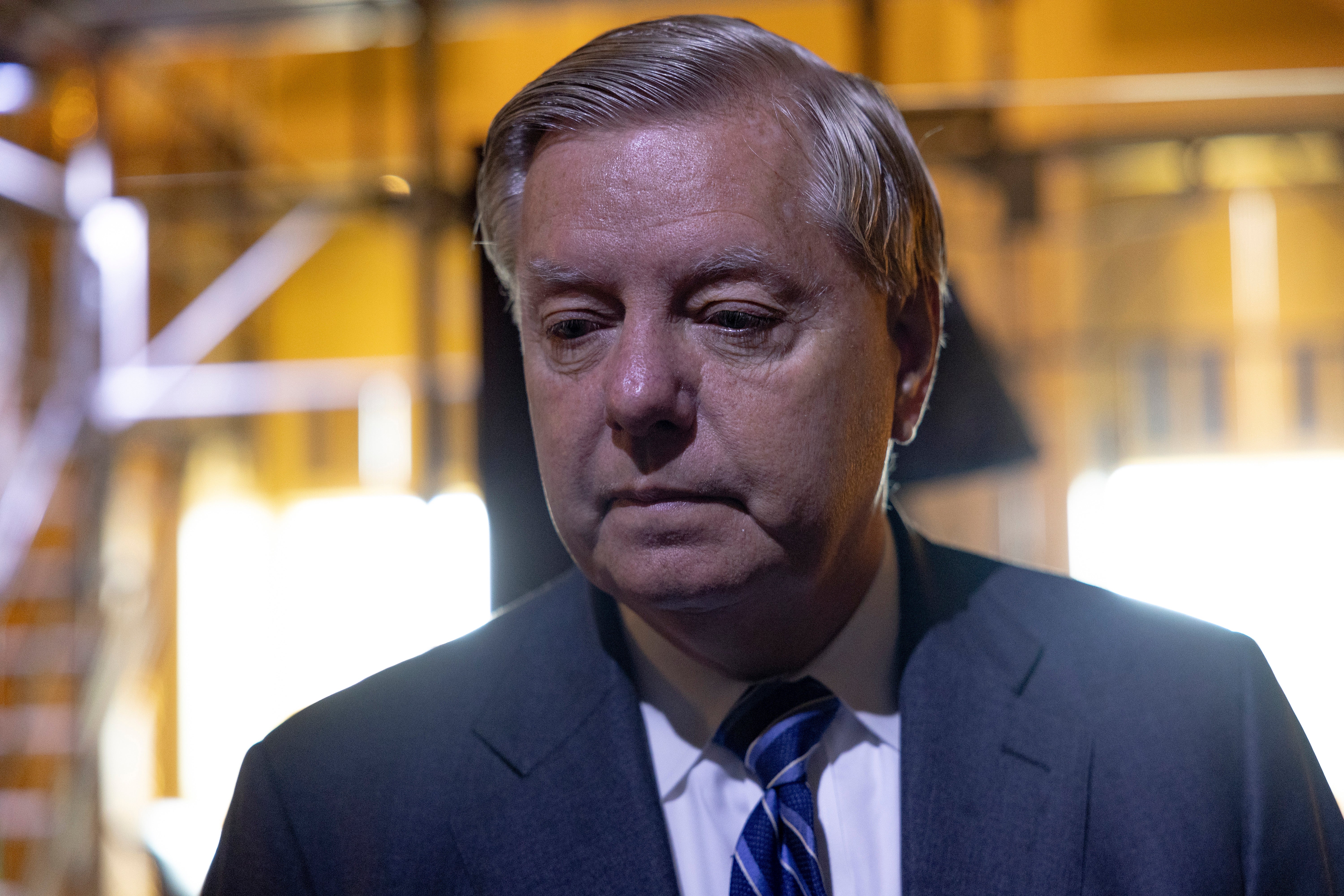 Lindsey Graham told former Capitol police officer he should have shot Jan6 rioters in the head