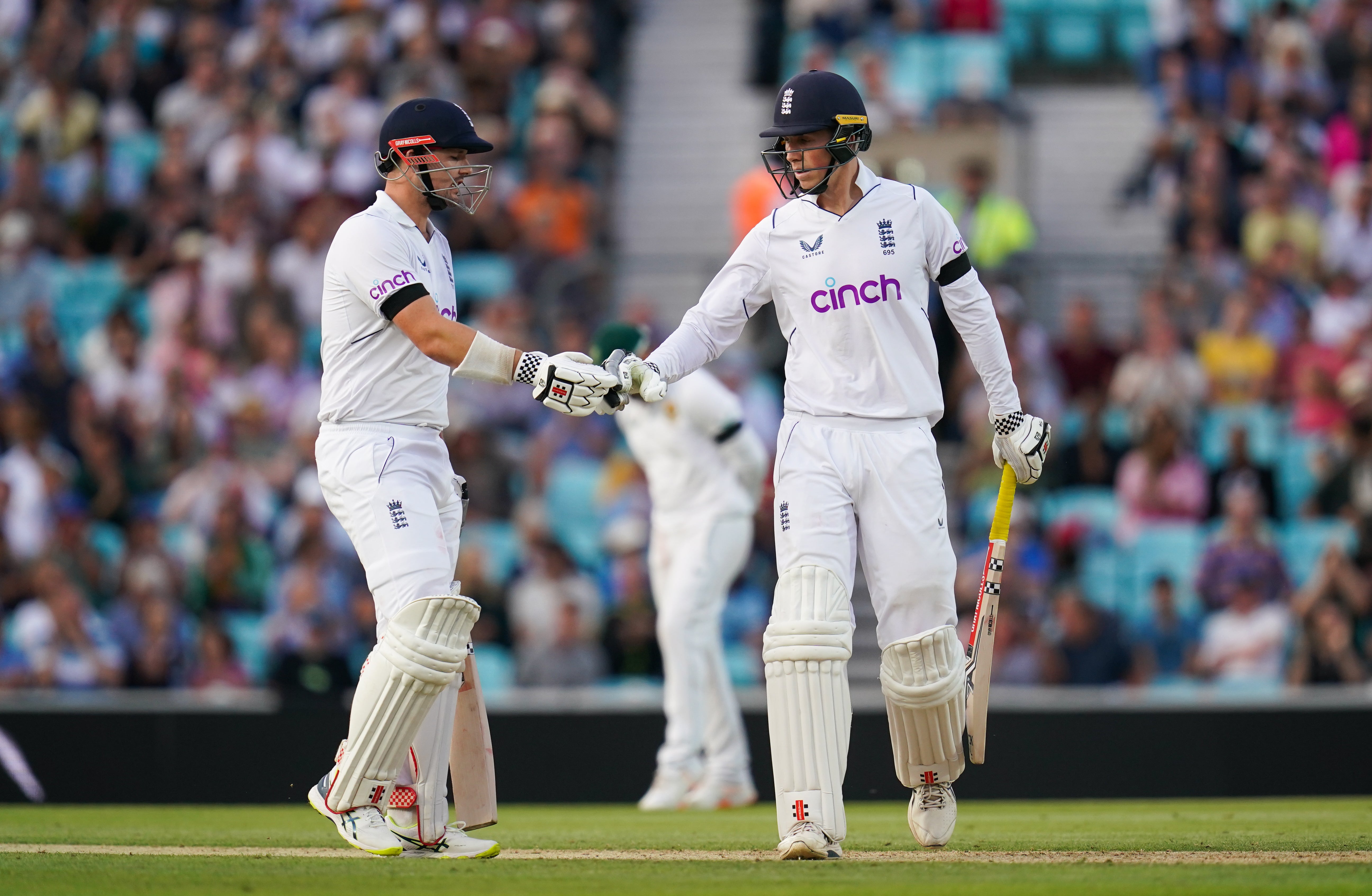 Alex Lees, left, and Zak Crawley have had a largely difficult summer (John Walton/PA)