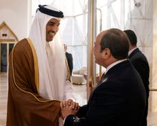 Egypt's president in Qatar on 1st visit amid rapprochement