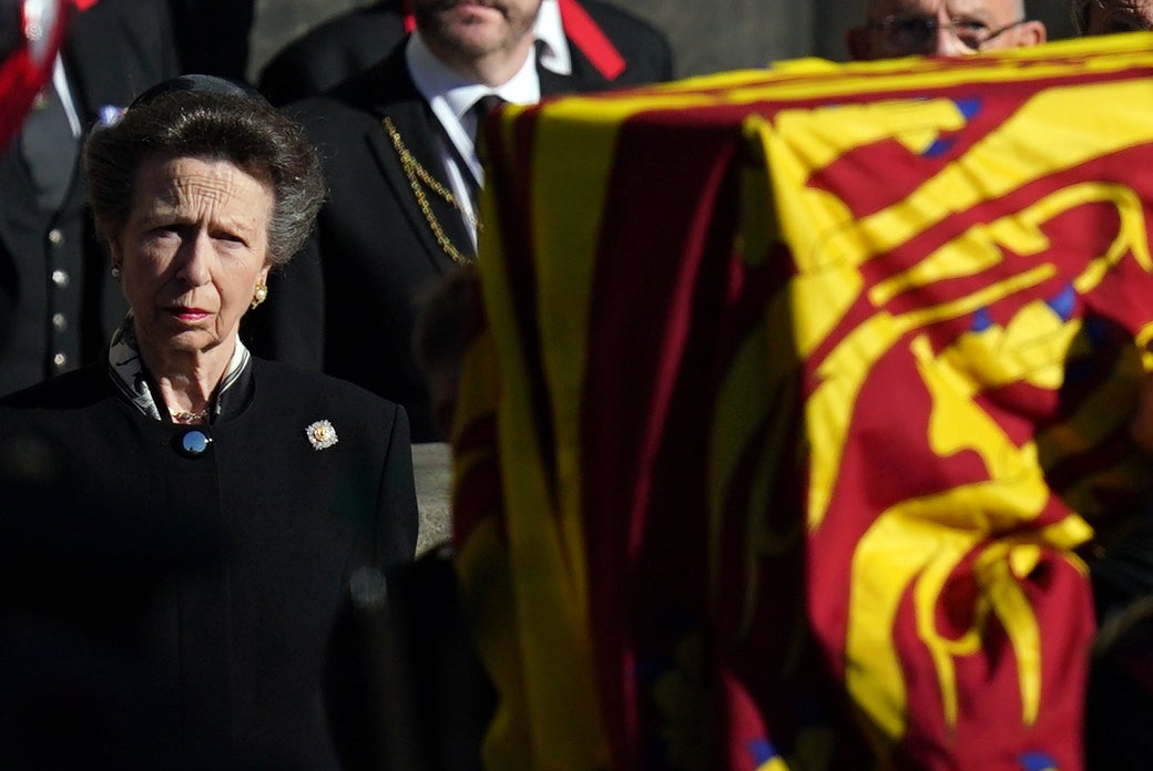 Princess Anne said a final ‘thank you’ as the Queen left Scotland for the last time