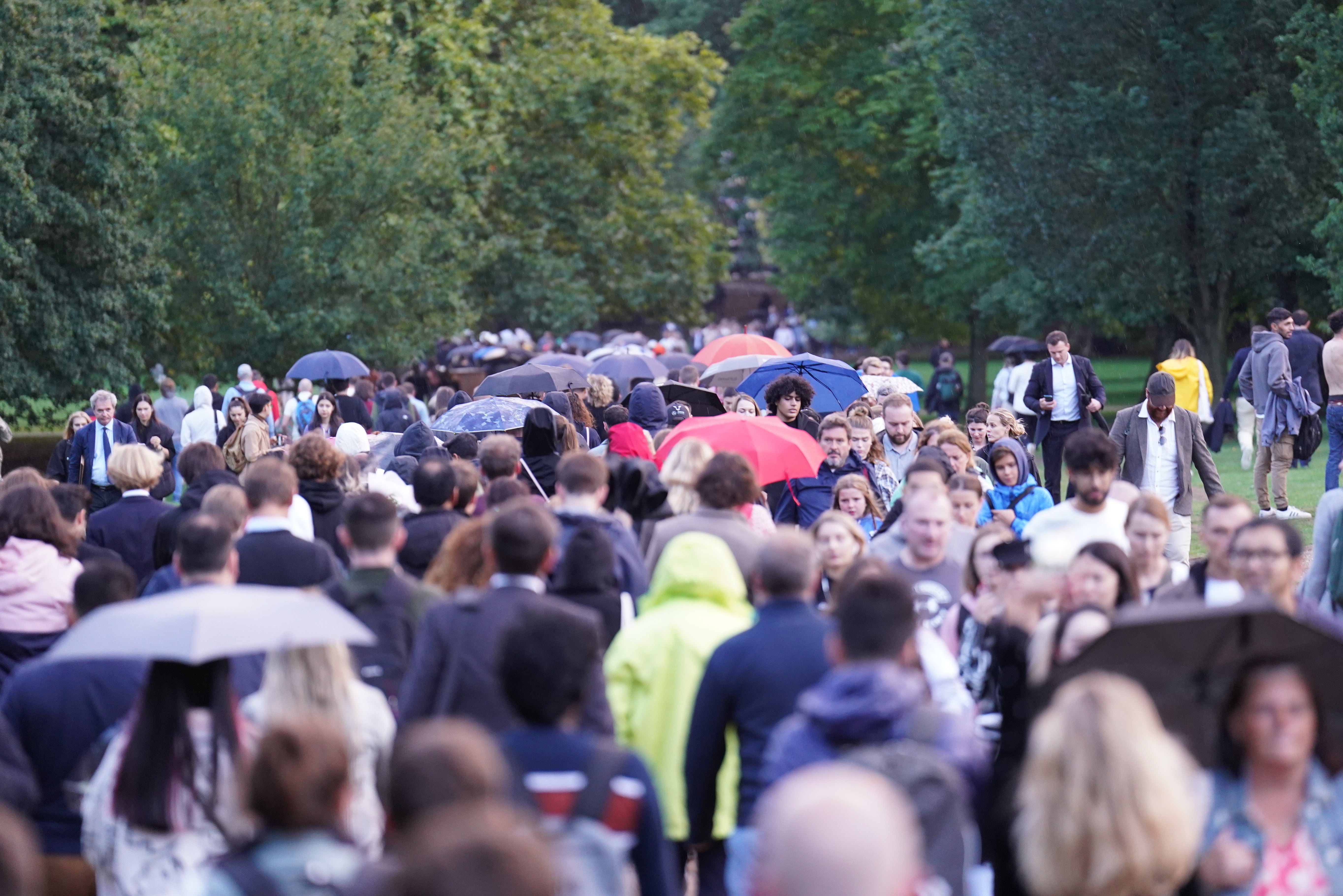 The head of Transport for London said it is facing the ‘biggest event and challenge’ in its history as more than one million people are expected to travel to the centre of the capital to pay their respects to the Queen (James Manning/PA)