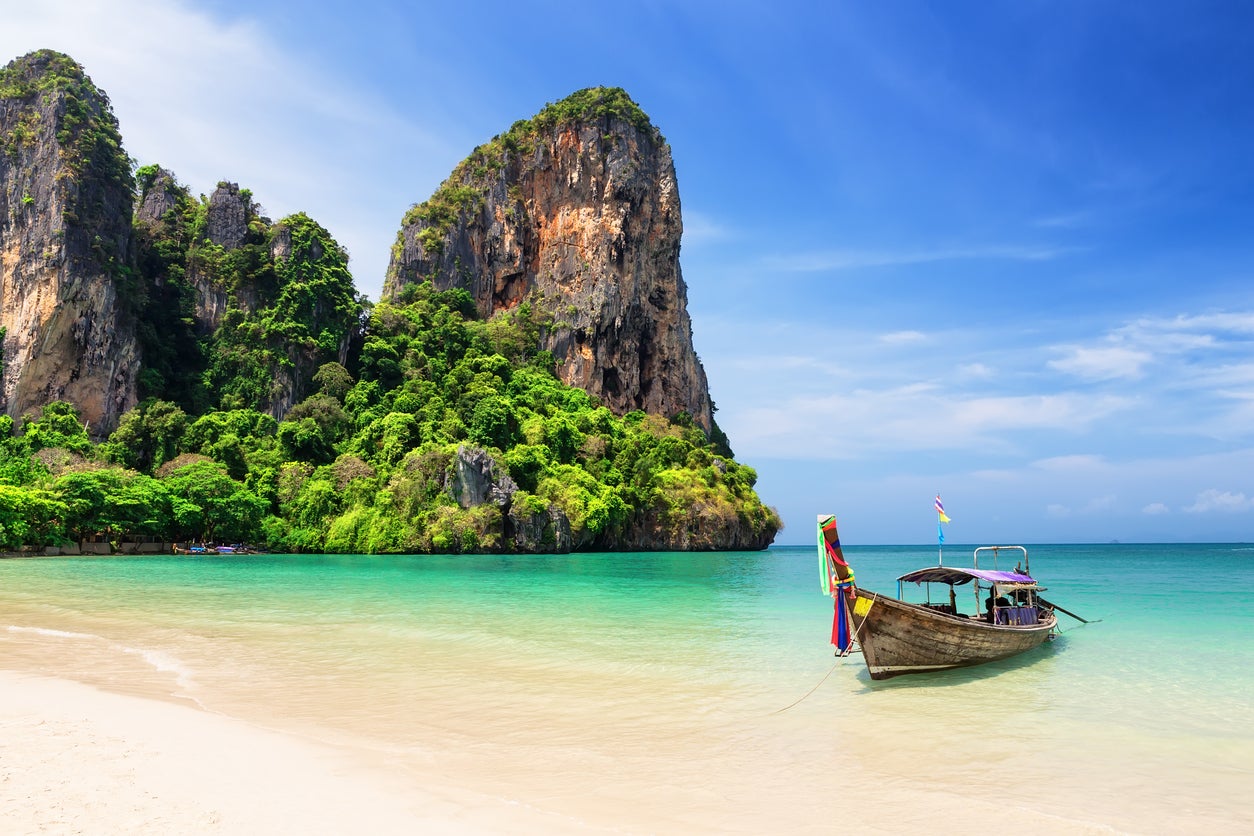 Krabi in Thailand wins on both weather and cost of living in winter