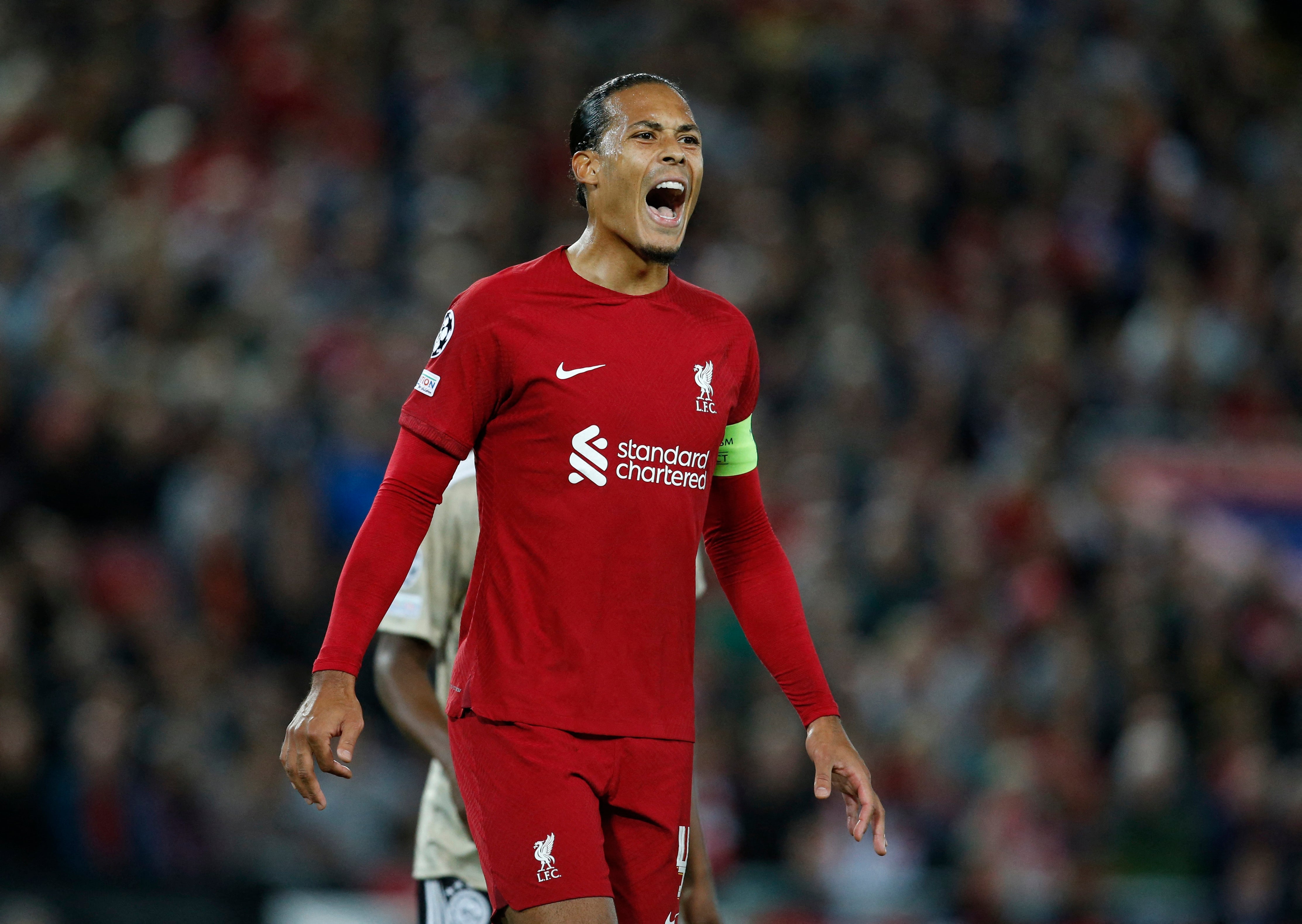 Van Dijk hasn’t been his usual imperious self so far this season