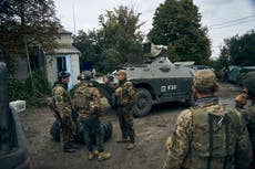 Russian troops in Ukraine ‘retreating in panic’ and abandoning equipment