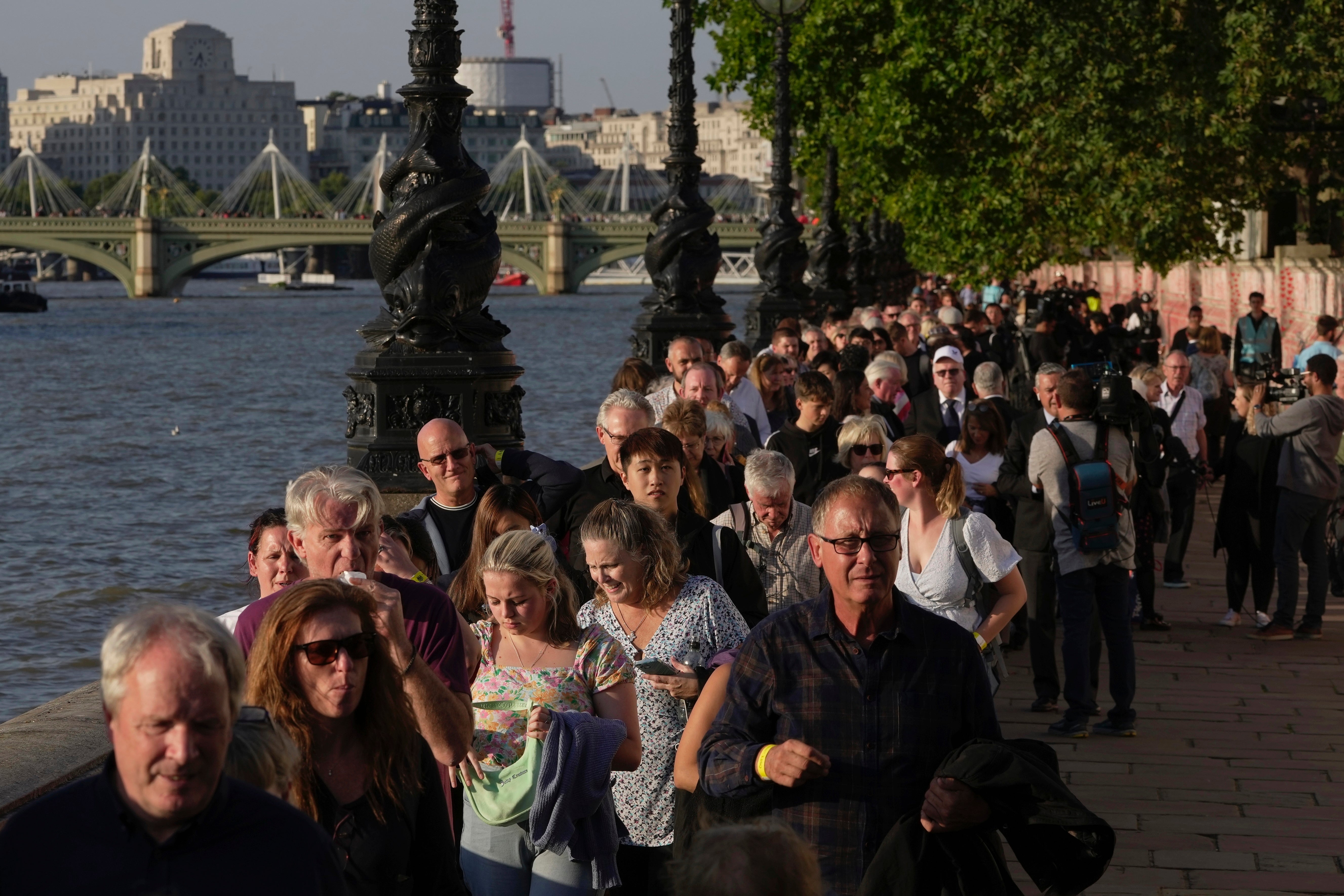 Queuing for the Queen: joining the three-mile line to reach Westminster Hall