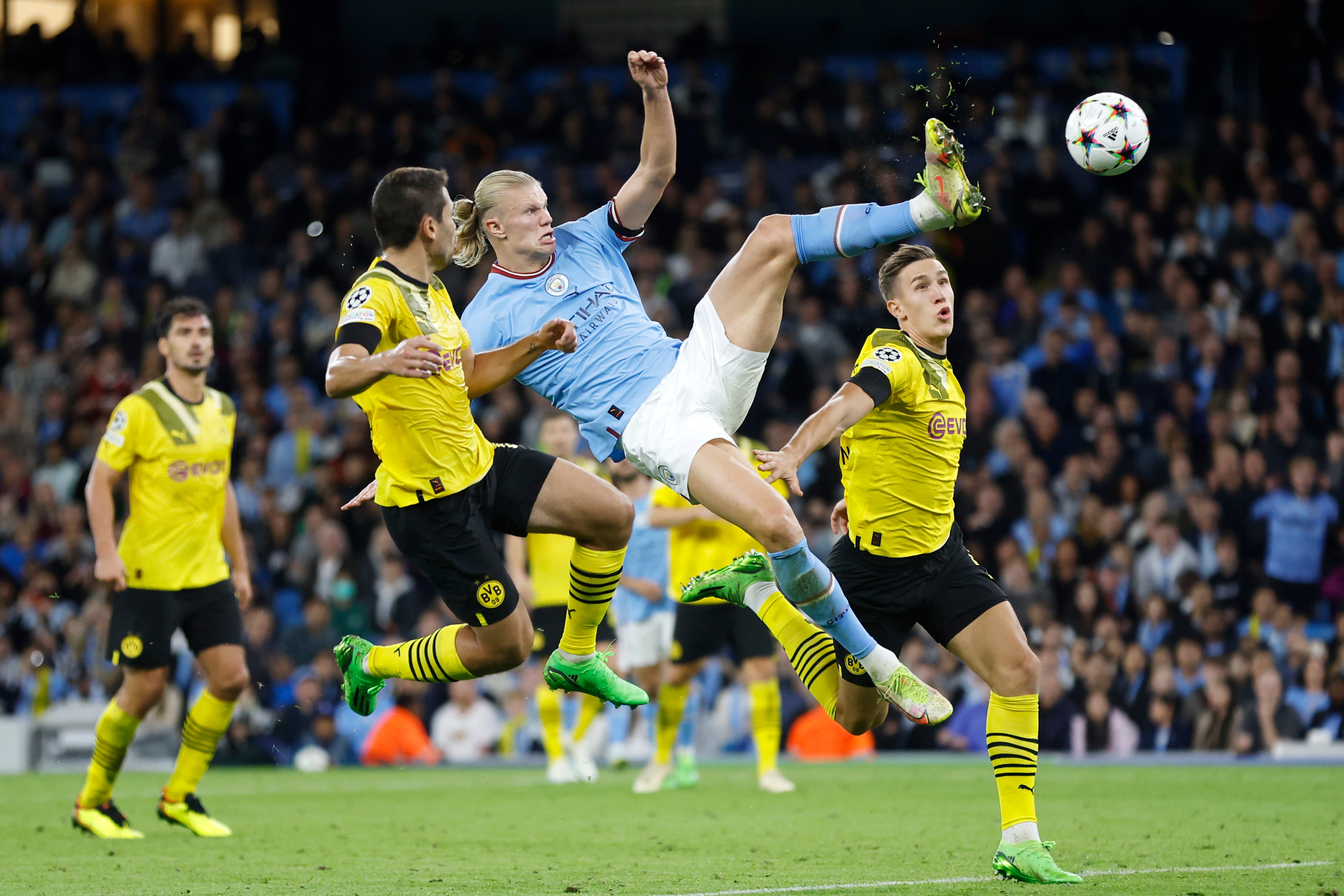 Erling Haaland scored the most remarkable of goals for Man City