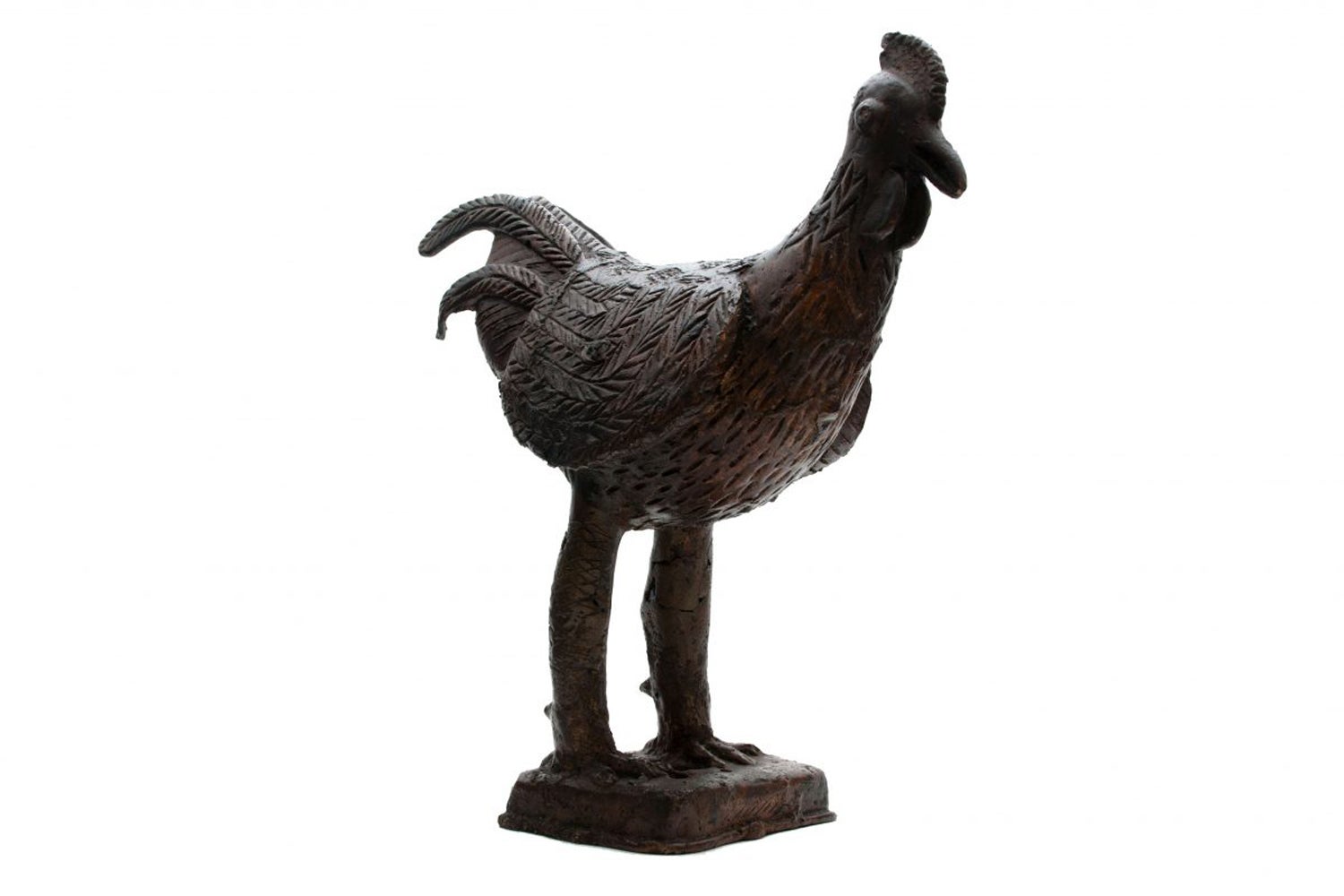 The Horniman has agreed to return ownership of looted artefacts to Nigeria, such as this cockerel