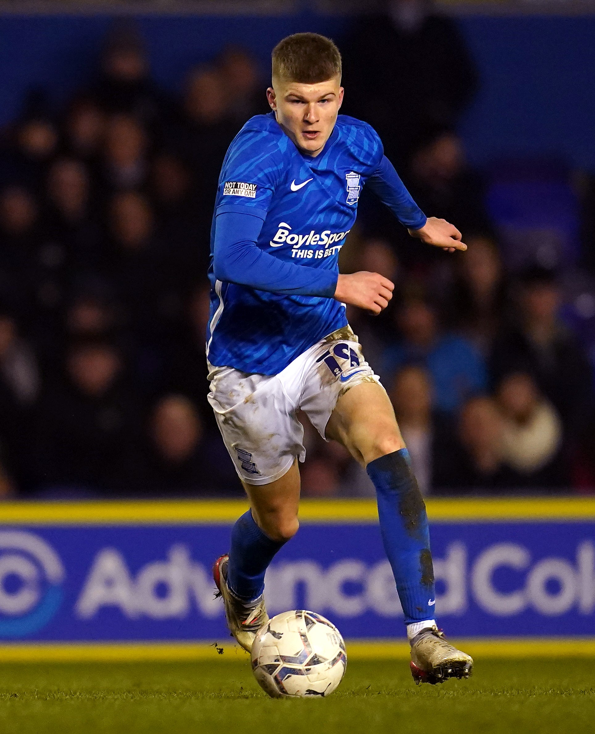 Birmingham midfielder Jordan James has rejoined the Wales set-up after playing for England Under-20s in March (Nick Potts/PA)