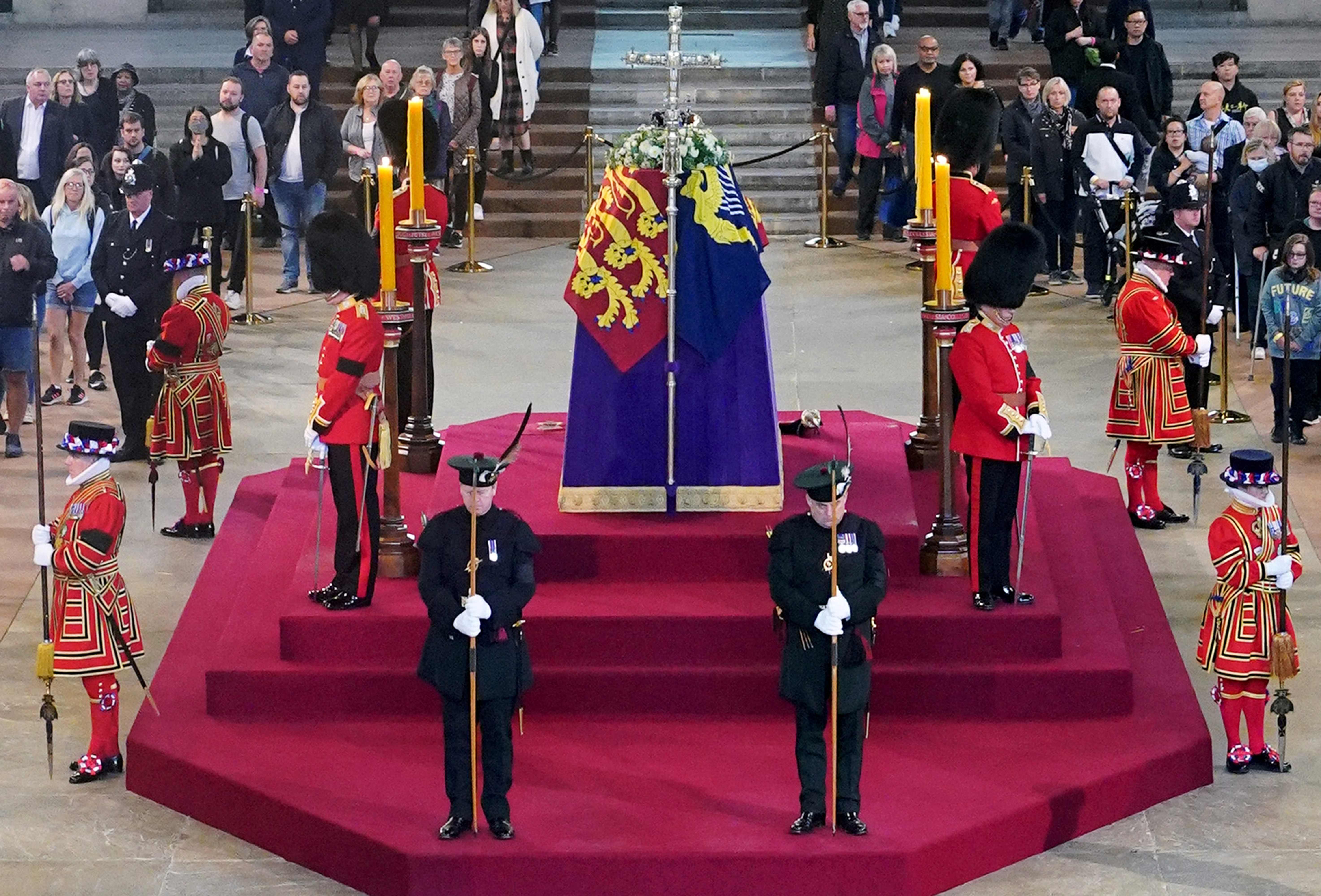 The Queen’s lying in state will end on Monday morning