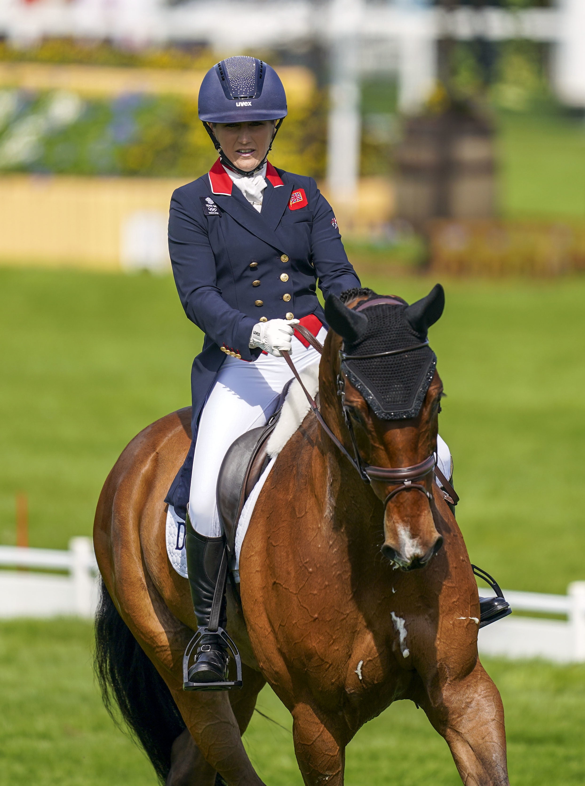 Laura Collett surged into an overnight lead aboard London 52 (Steve Parsons/PA)