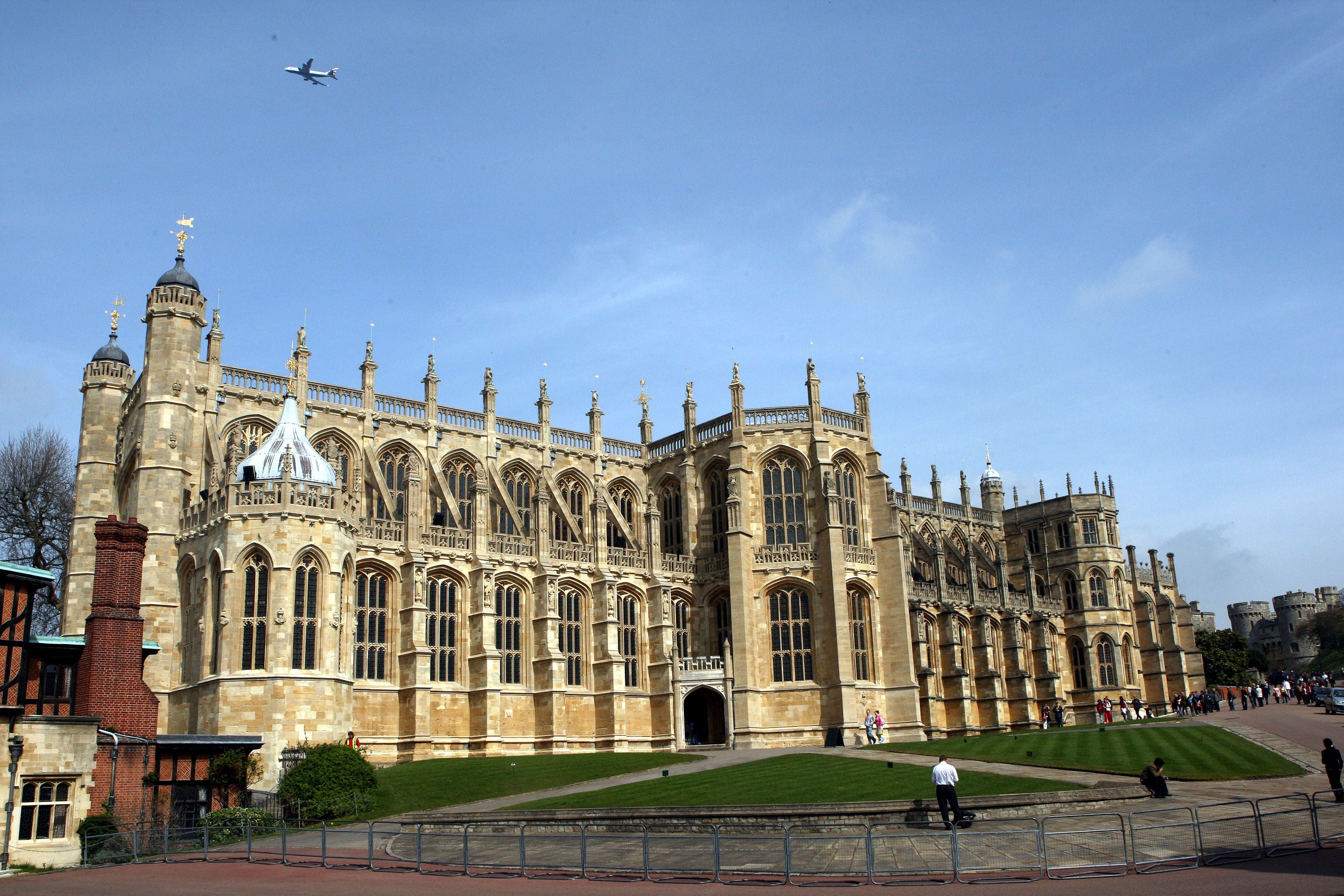 The majority of those attending St George’s Chapel will not have been at the funeral service at Westminster Abbey (Steve Parsons/PA)