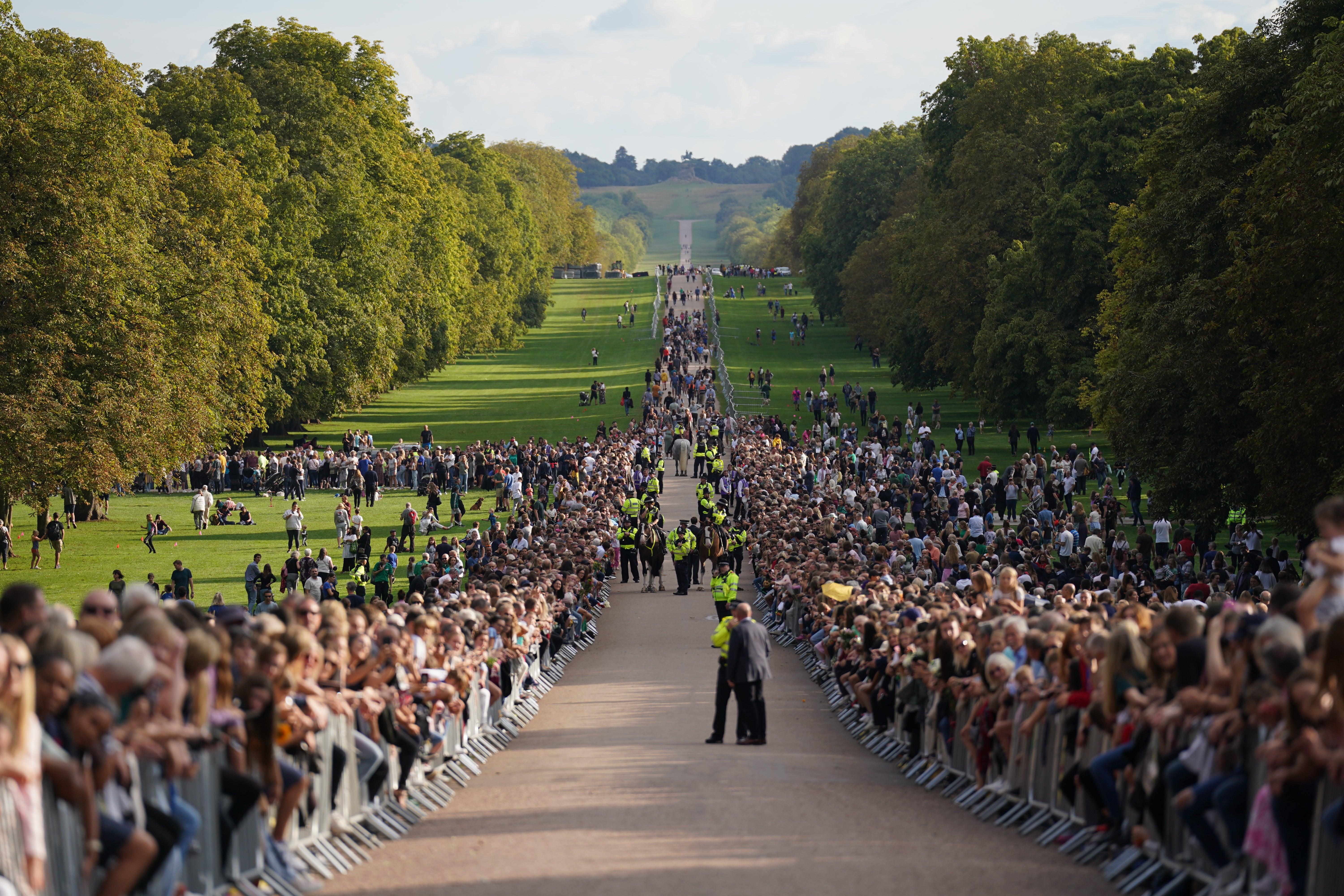 Flight restrictions will be in place over Windsor for during the Queen’s funeral (Kirsty O’Connor/PA)