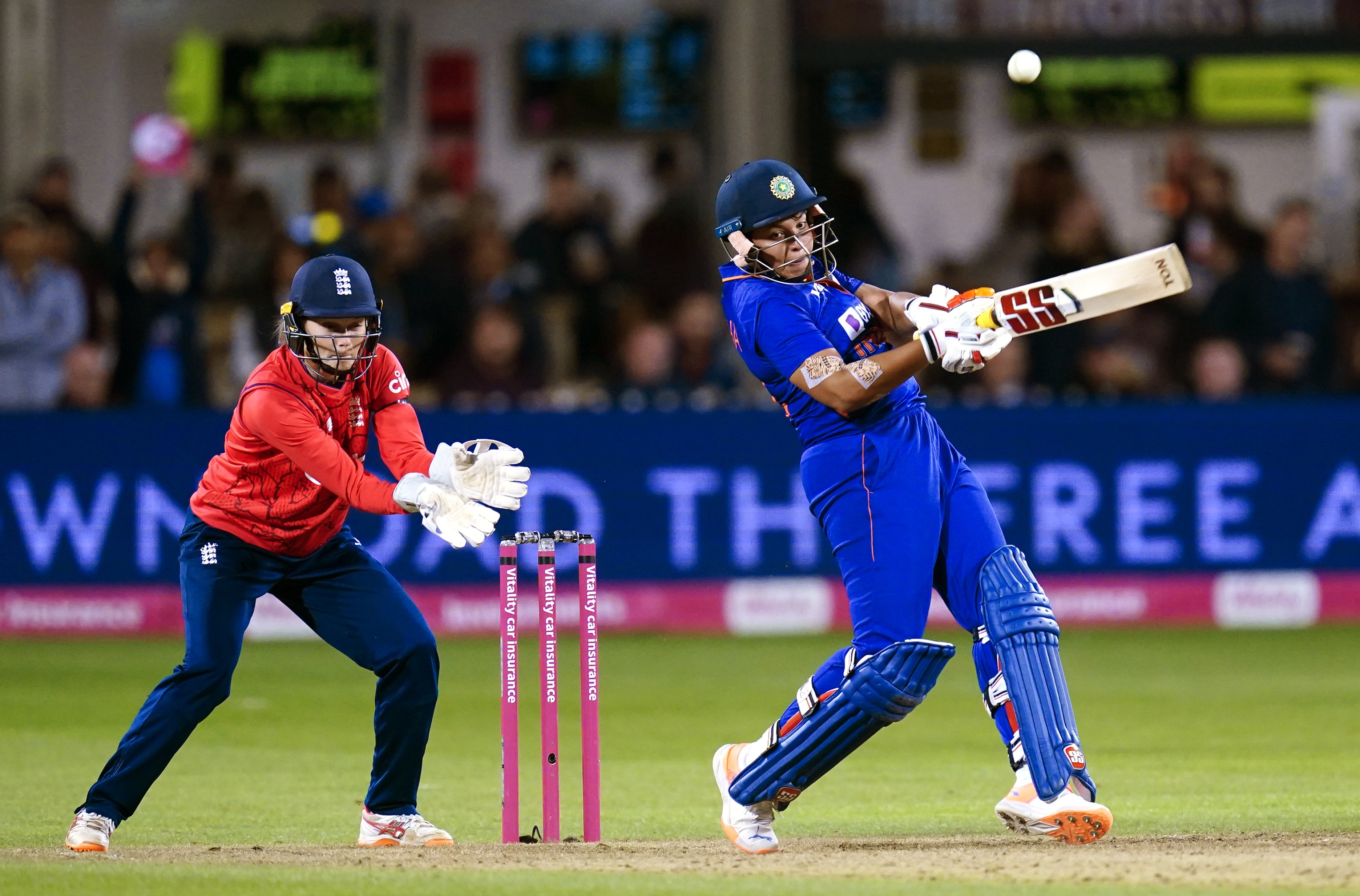 India batter Richa Ghosh had made a fightback (David Davies/PA)