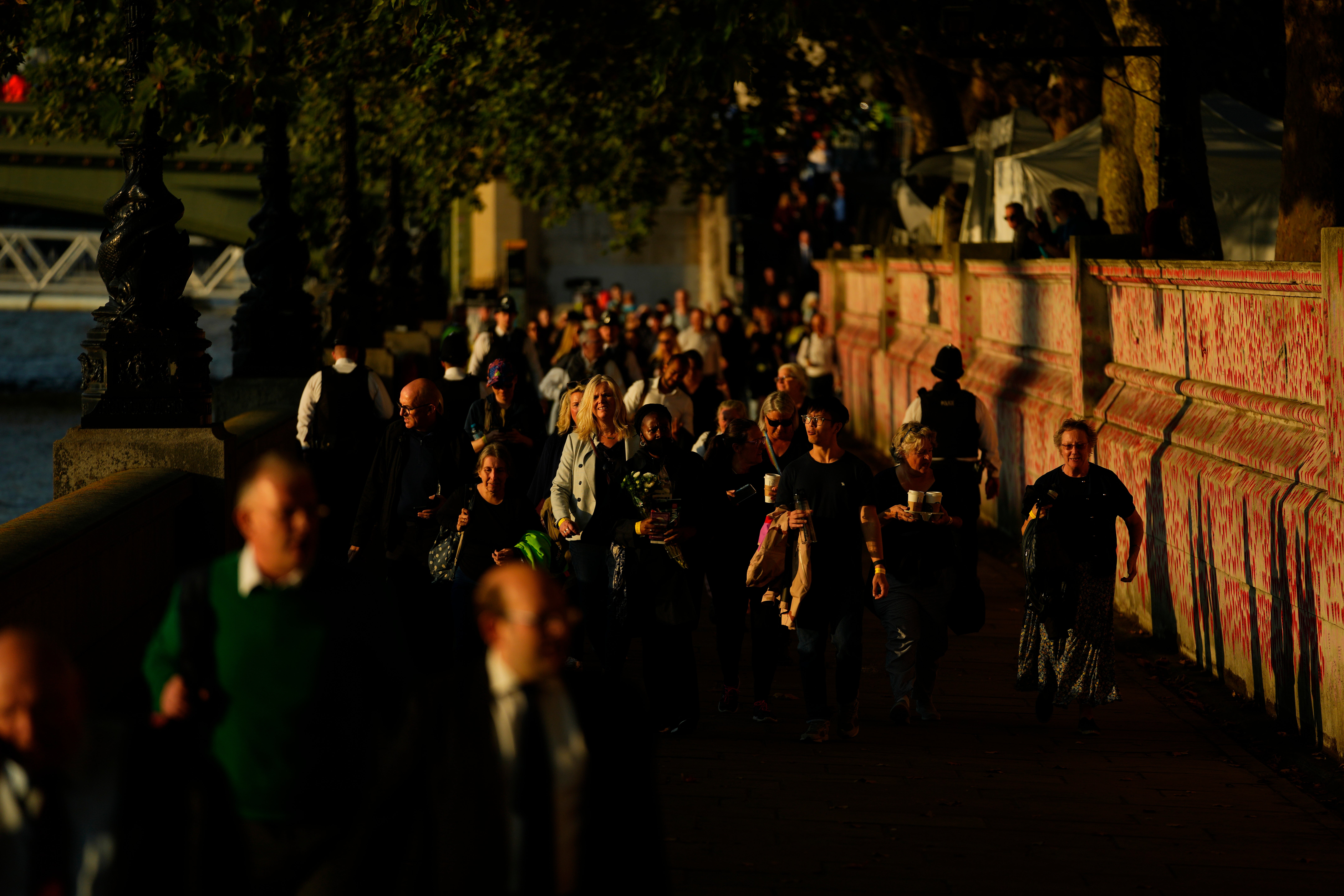 Britain Royals Queue