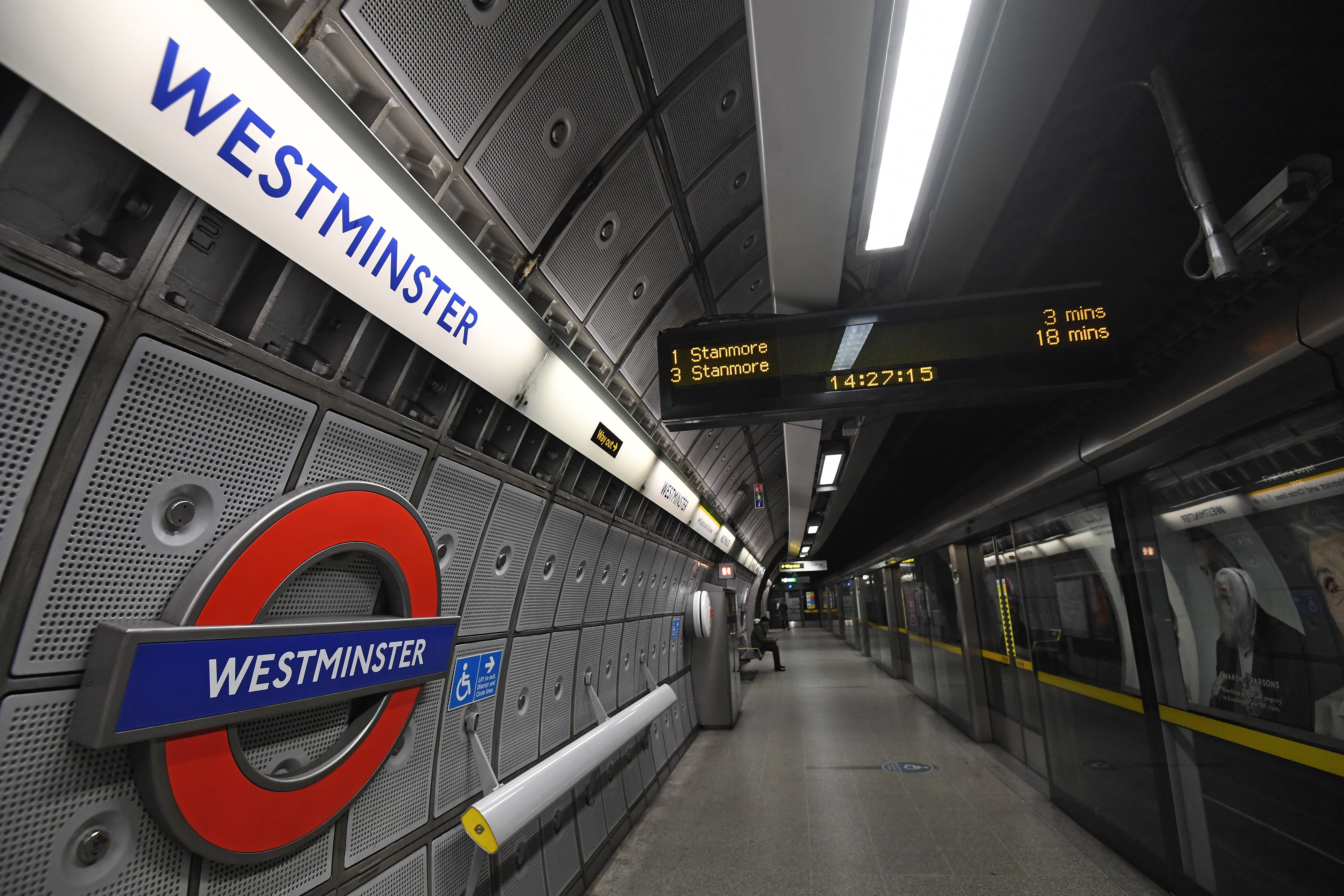 Three central London Tube stations will be closed on the morning of the Queen’s funeral to prevent overcrowding (Kirsty O’Connor/PA)