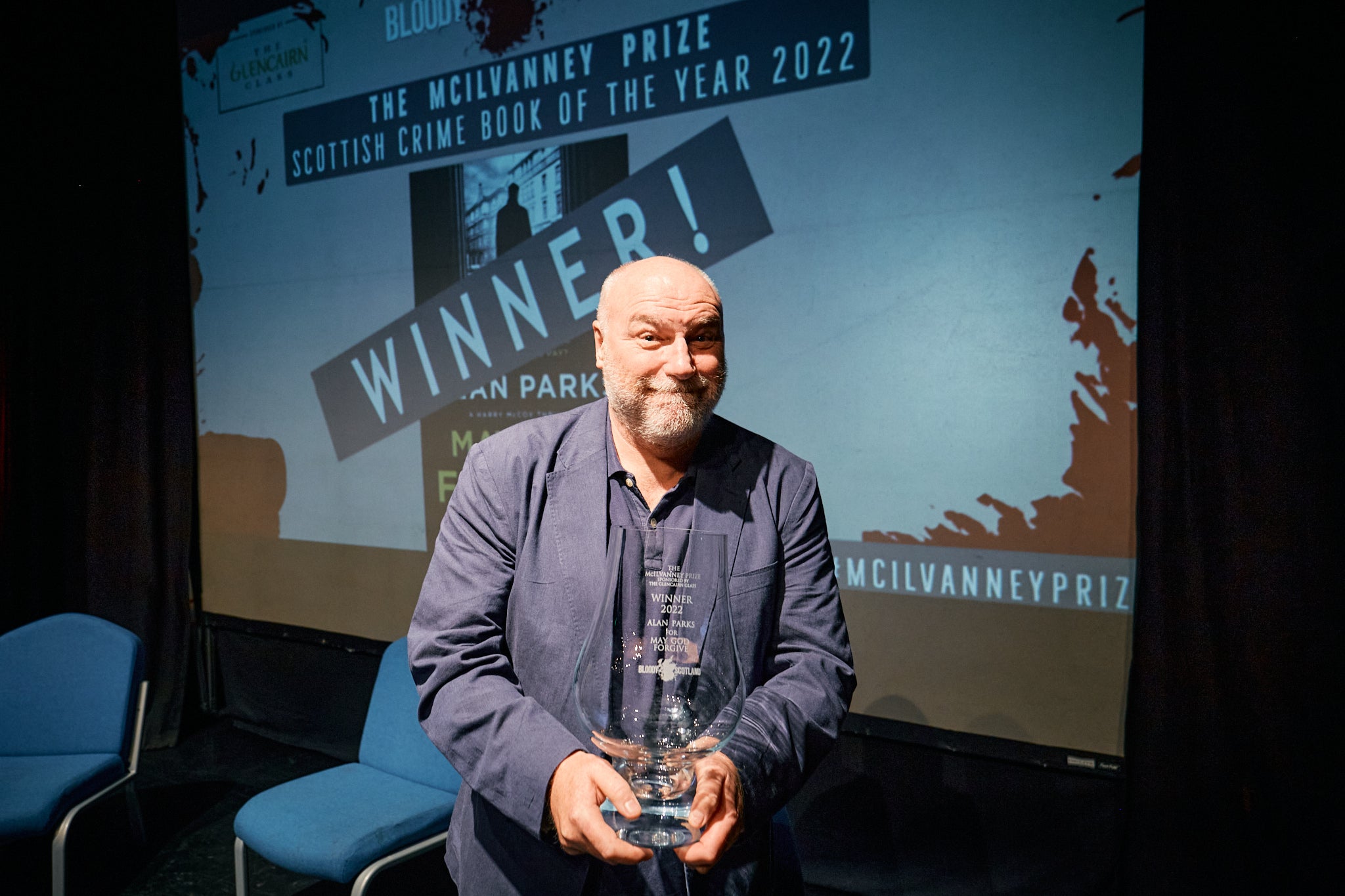 Alan Parks won the award (Paul Reich/Bloody Scotland Festival/PA)