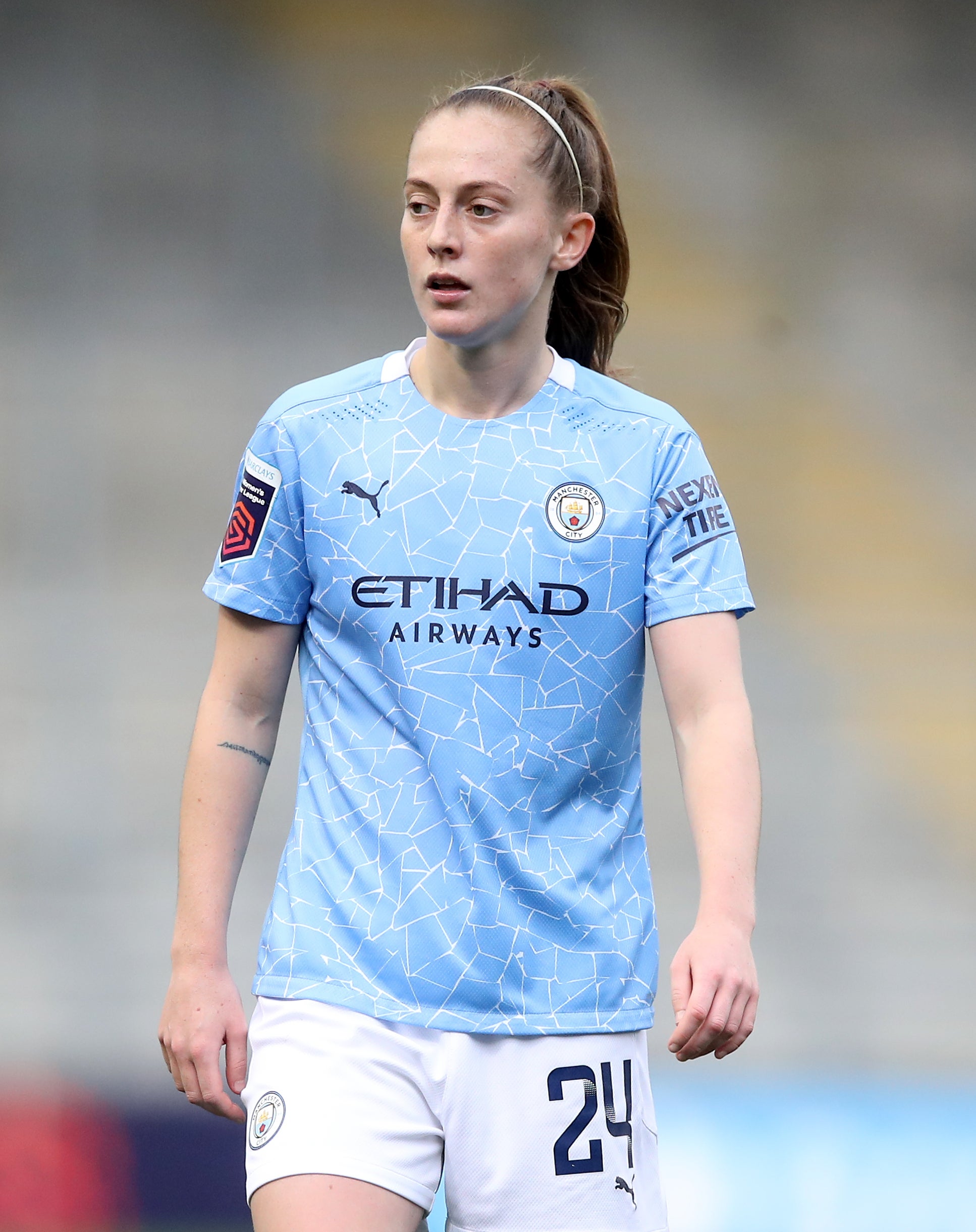 England midfielder Keira Walsh left Manchester City for Barcelona on a record fee (Martin Rickett/PA)