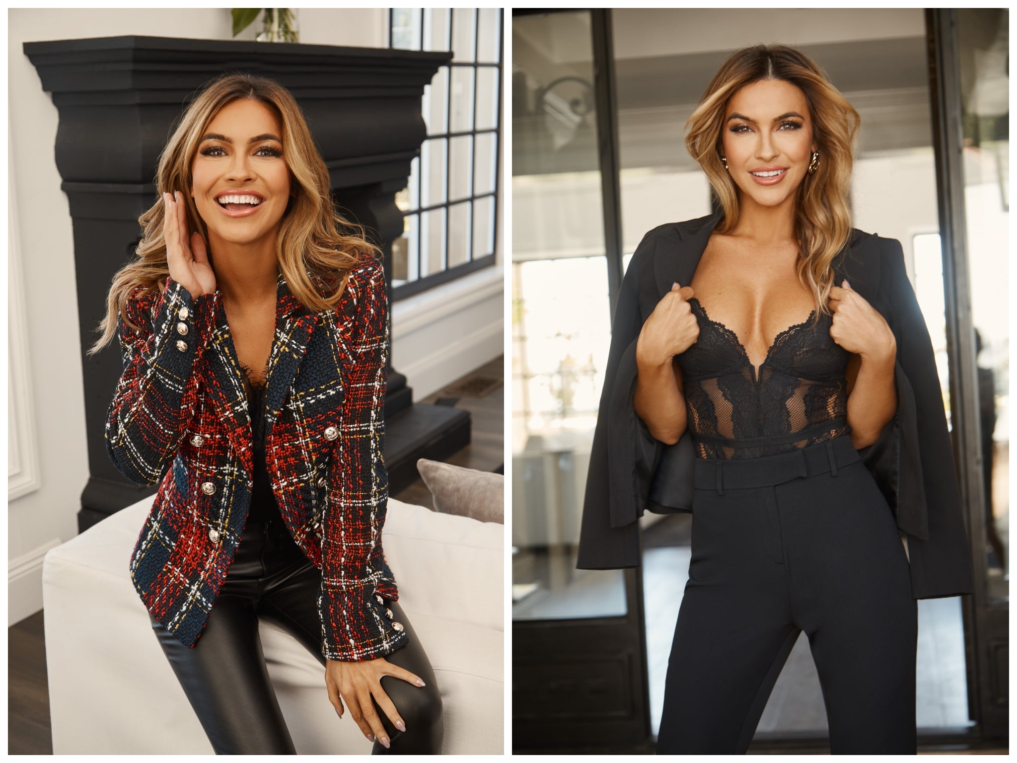 Chrishell Stause’s new line with Lipsy London includes blazers and lace bodysuits