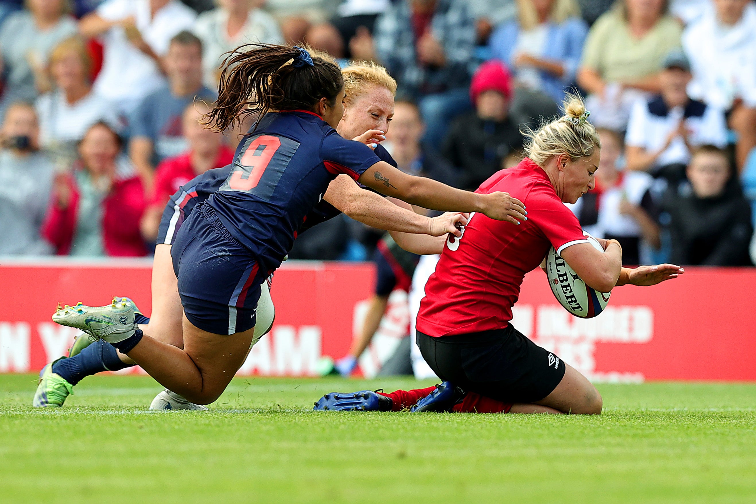 Natasha Hunt (right) is set to be left out of the 32-player squad for the tournament in New Zealand