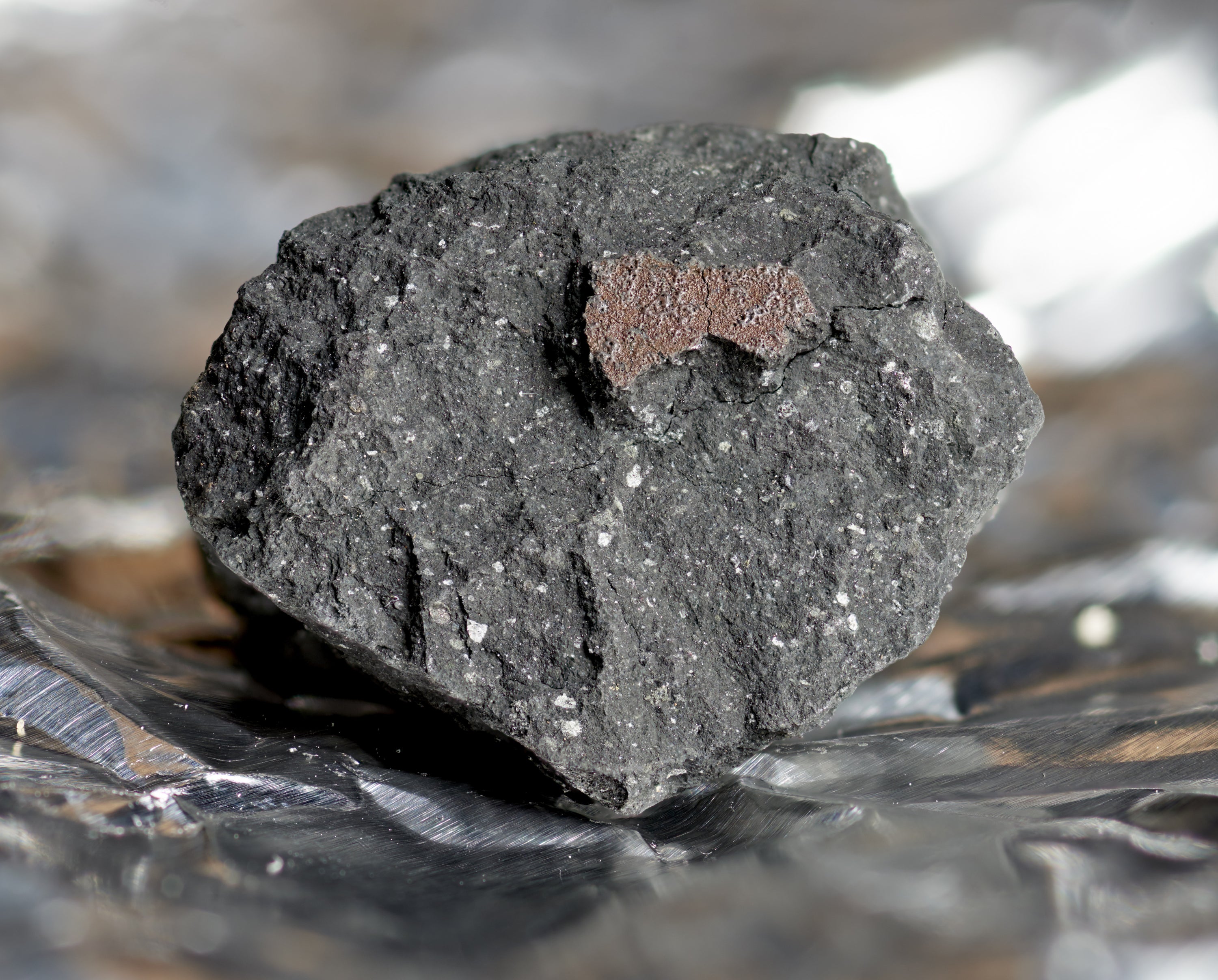 Extra-terrestrial water has been found for the first time in a meteorite that has fallen in the UK (Trustees of the Natural History Museum/PA)