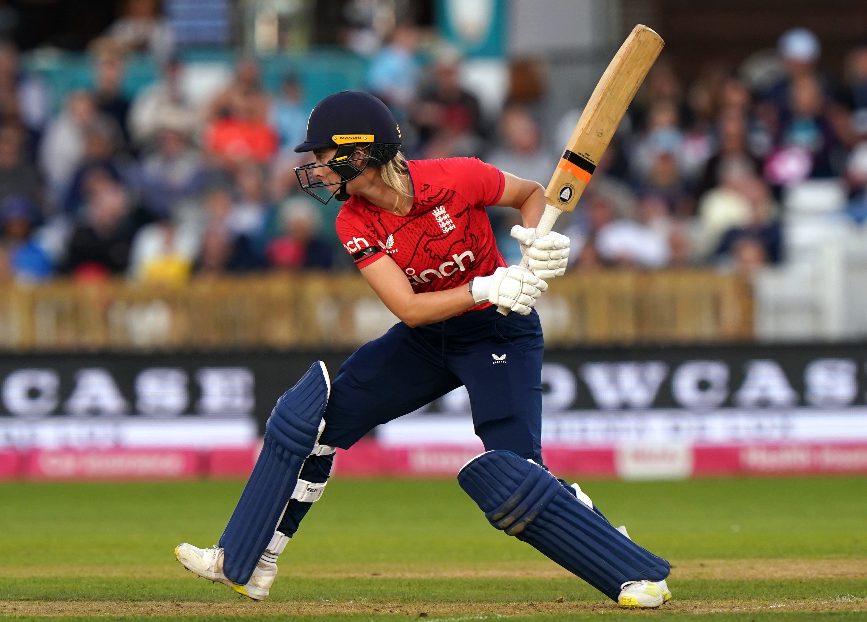 Freya Kemp entered the record books with her unbeaten 51 against India (Tim Goode/PA)