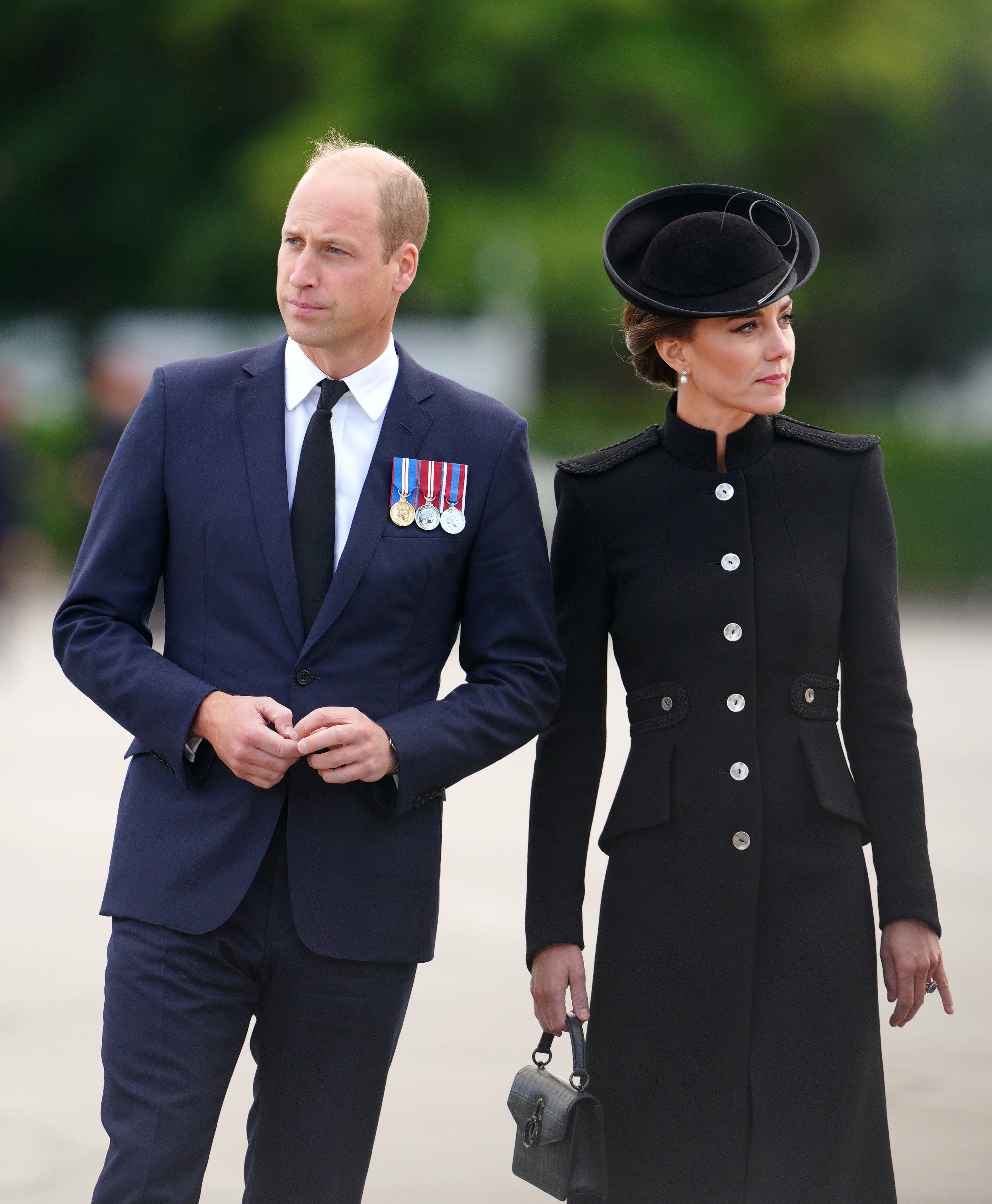 The Prince and Princess of Wales at the Army Training Centre Pirbright (Peter Byrne/PA)