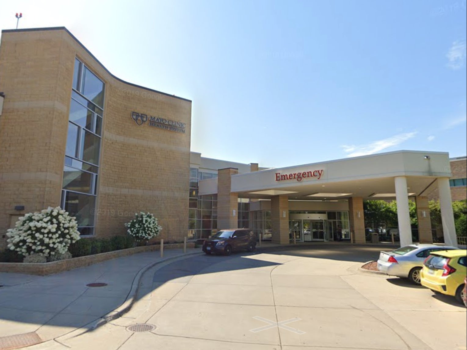 The Mayo Clinic campus in Mankato, Minnesota. The campus was put on lockdown on Friday following a shooting at a nearby apartment complex