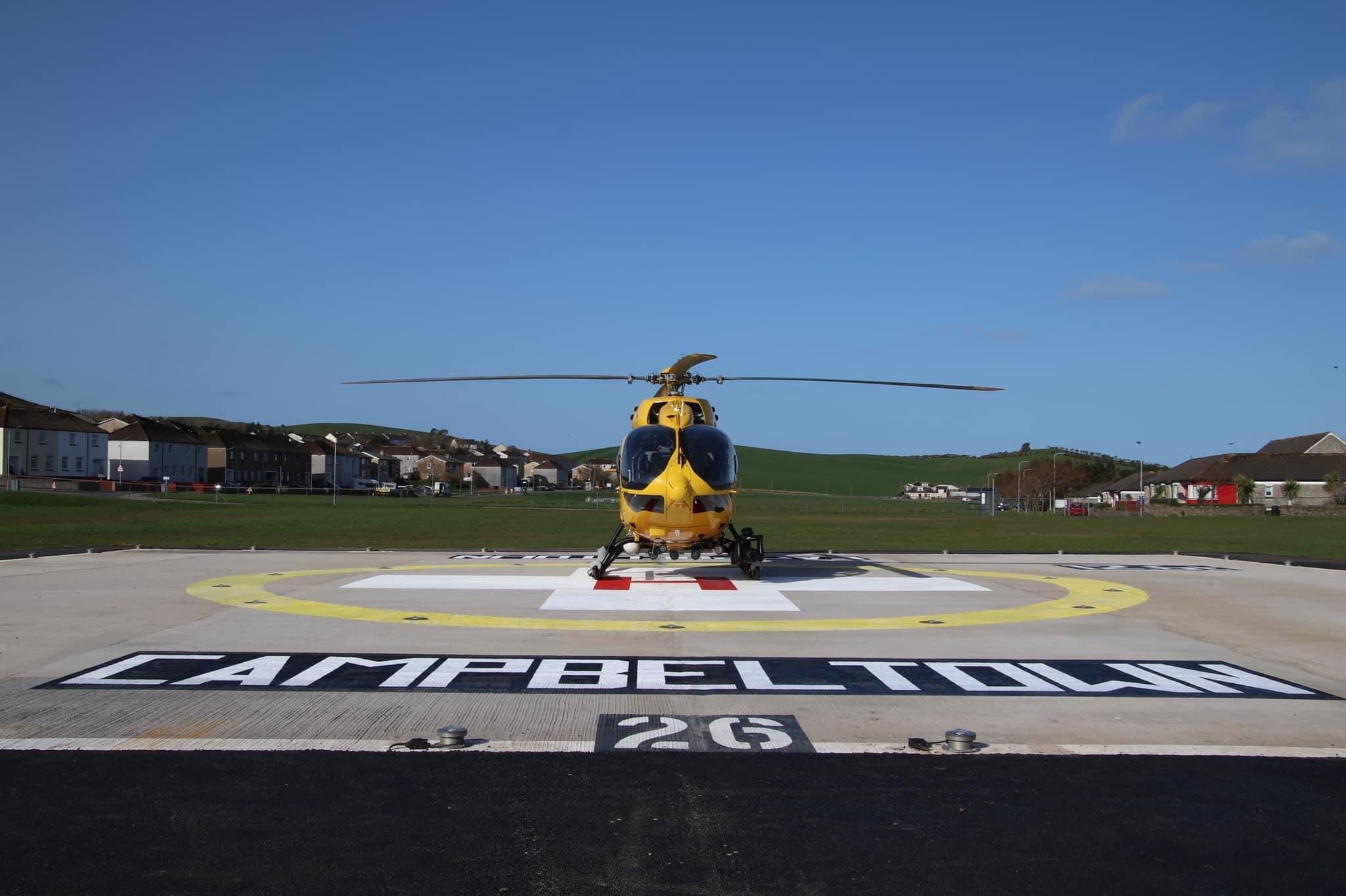 Stuart McLellan secured £270,000 for a helipad in Campbeltown (Stuart McLellan/PA)