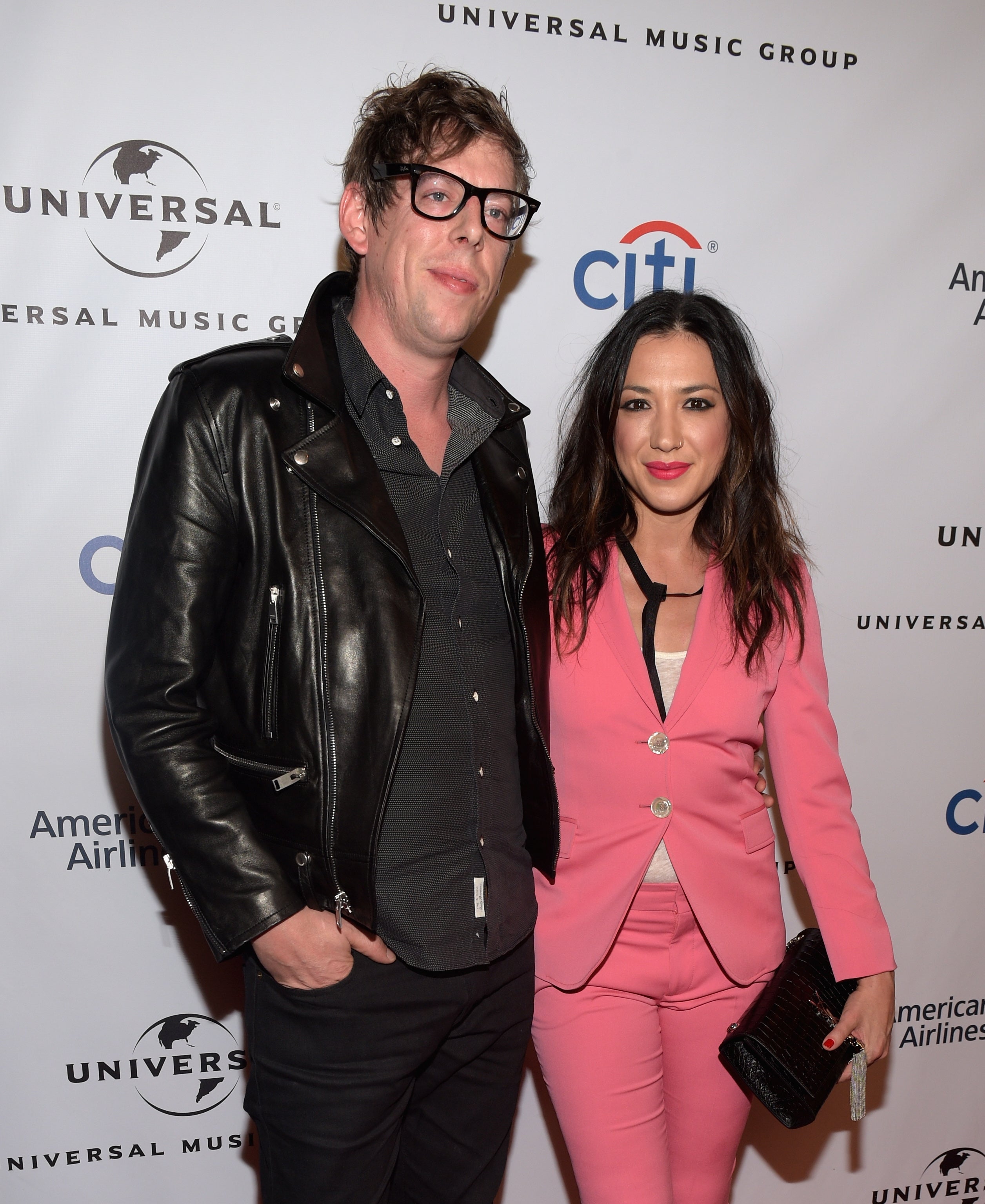 Musician Patrick Carney of The Black Keys and singer-songwriter Michelle Branch attend Universal Music Group 2016 Grammy After Party