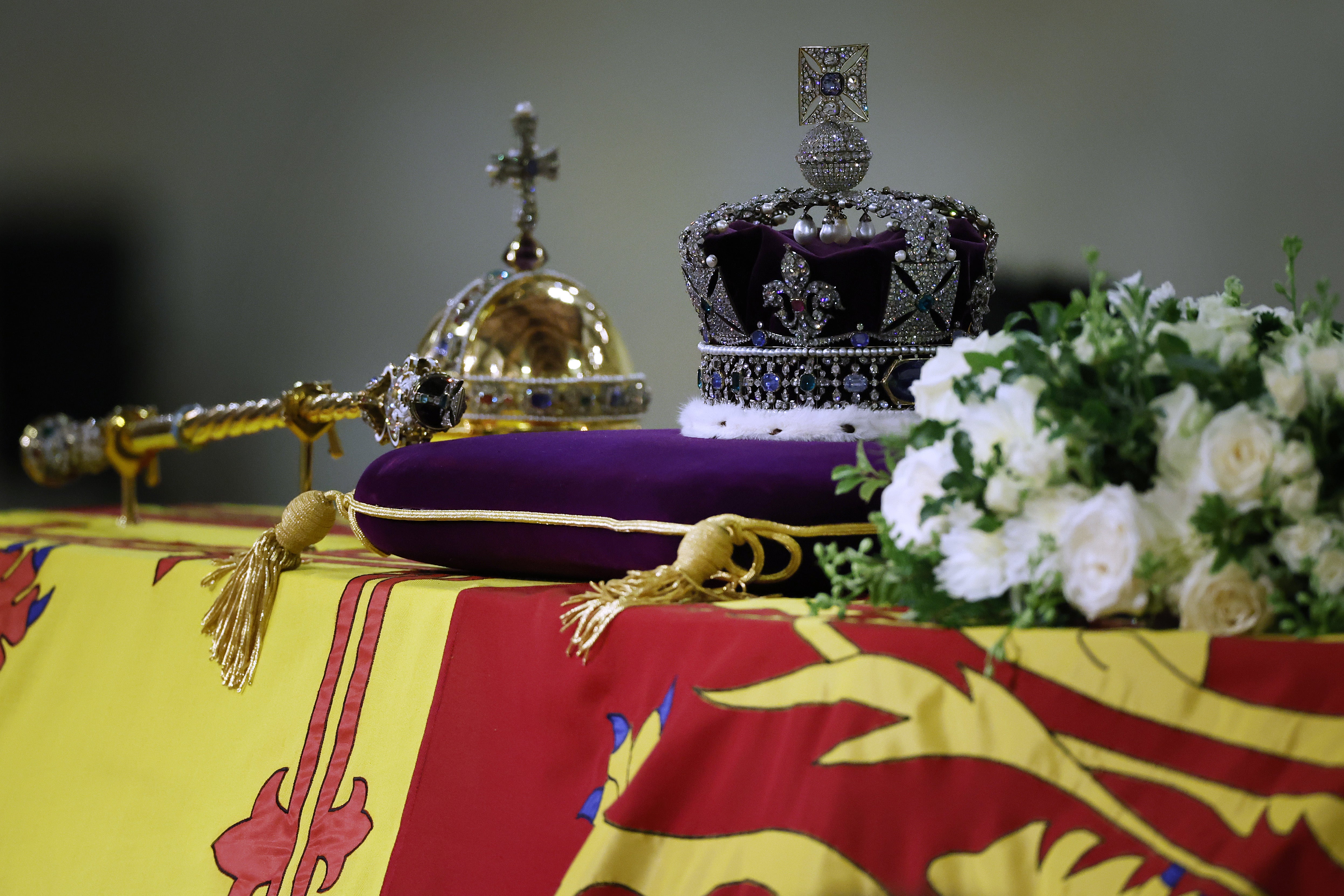 The Queen has been lying in state ahead of the funeral on Monday