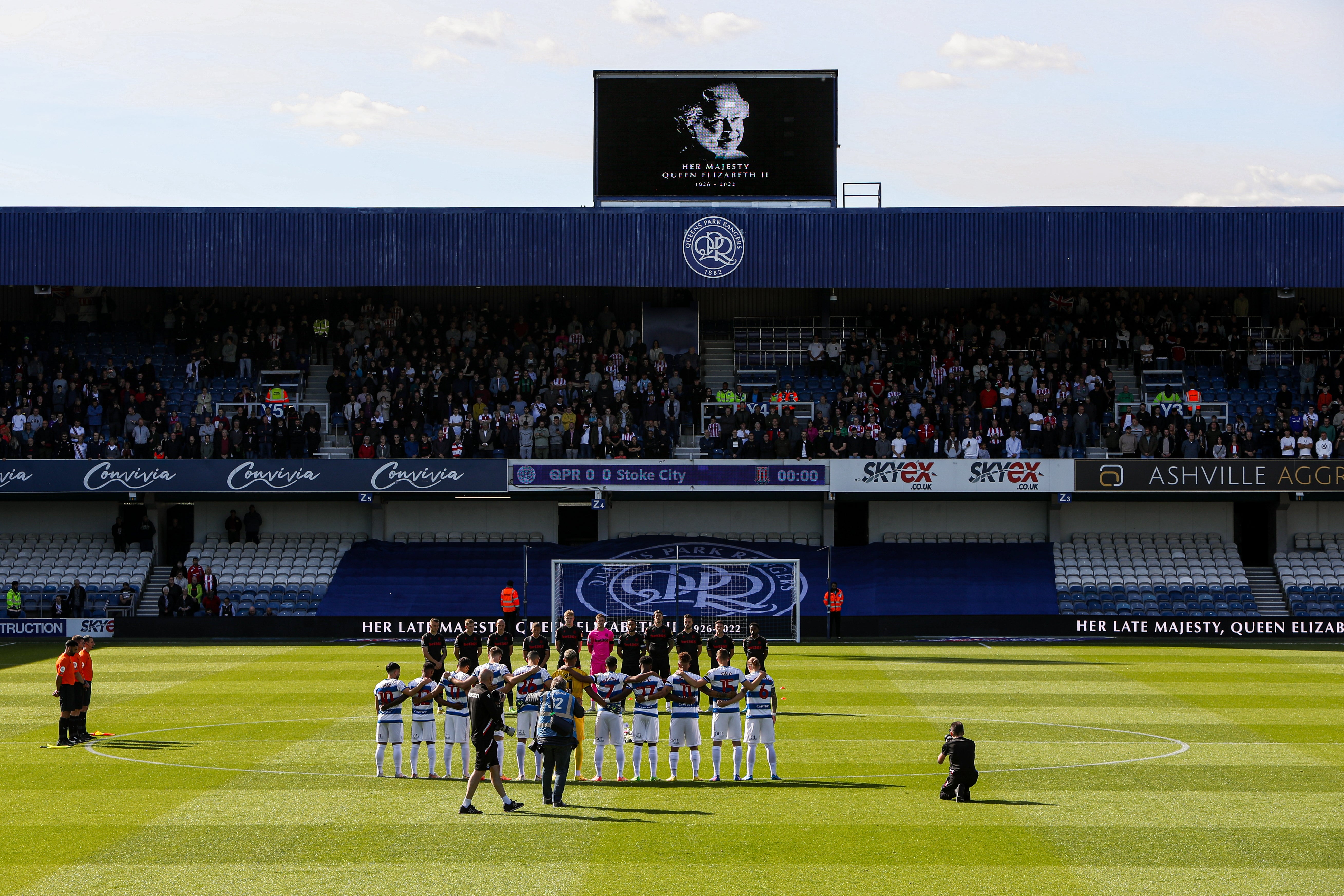 A ‘small section’ of Dundee United fans failed to observe a minute’s silence at Ibrox in memory of the Queen. (Kieran Cleeves/PA)