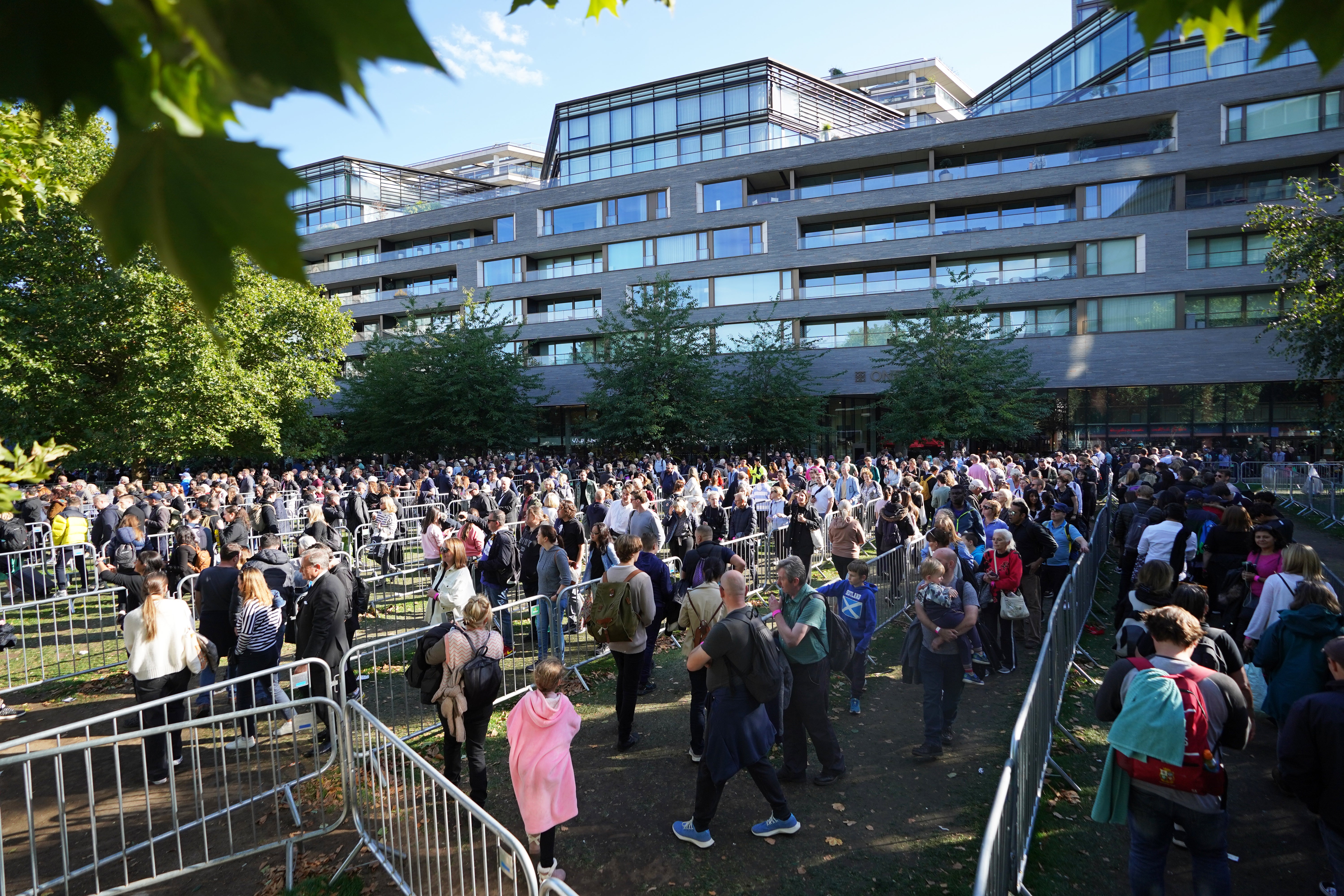 The final day of the lying in state is to take place (James Manning/PA)