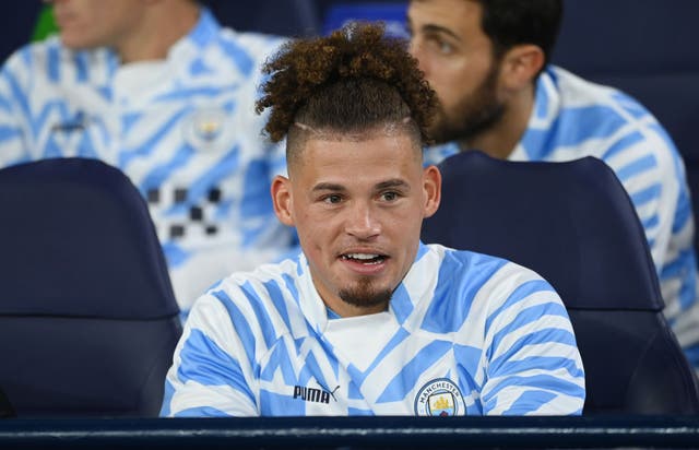 <p>Kalvin Phillips has had a stop-start beginning to his Man City career </p>