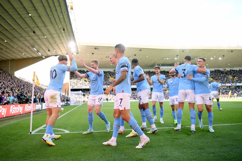 Grealish and De Bruyne helped City to a commanding 3-0 win at Wolves