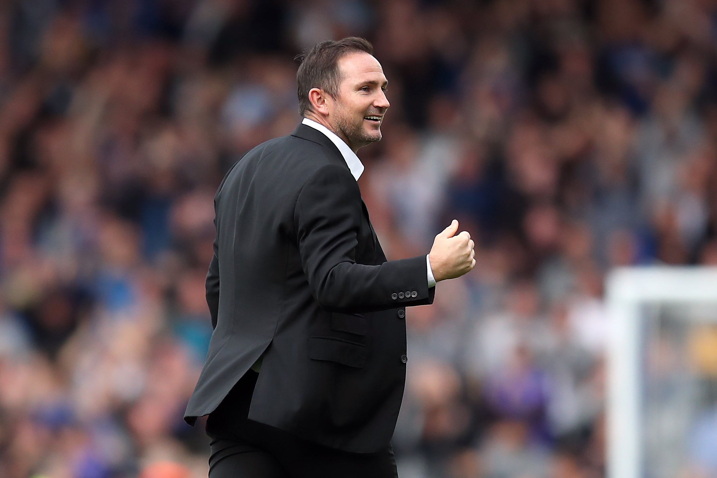 Frank Lampard was delighted to end Everton’s wait for a win against West Ham